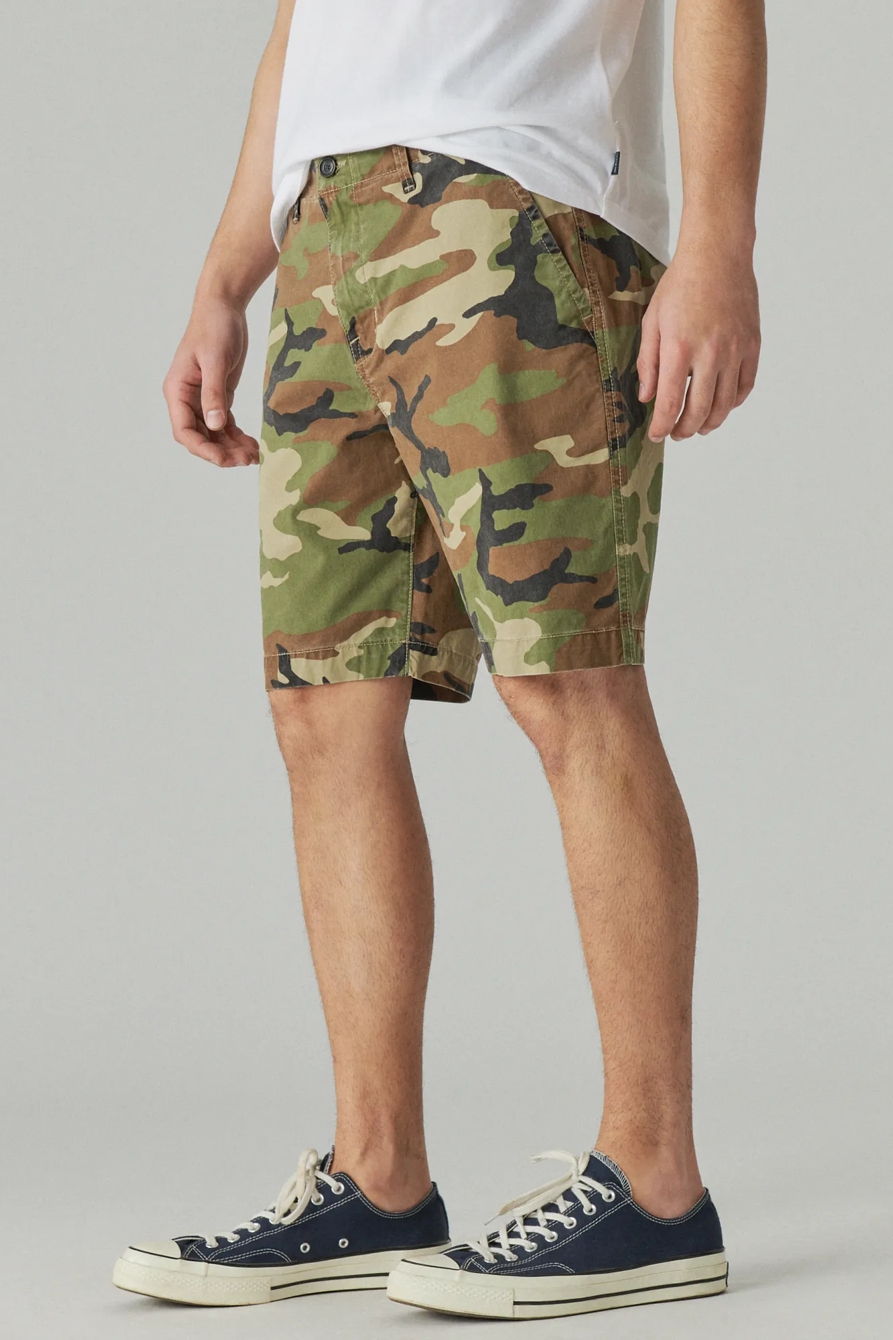 9" STRETCH TWILL FLAT FRONT SHORT, image 5