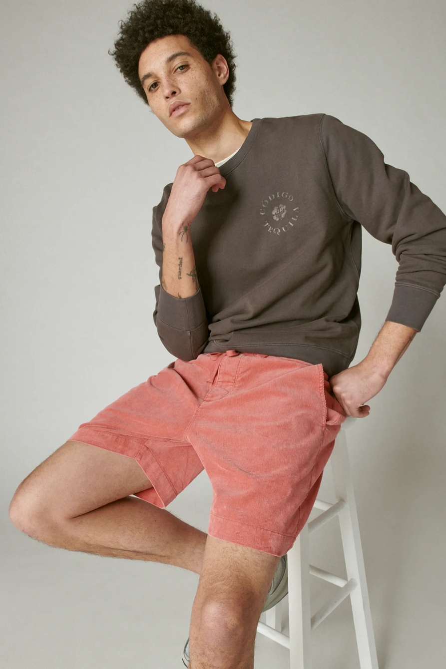 7" PULL UP CORDUROY SHORT, image 7