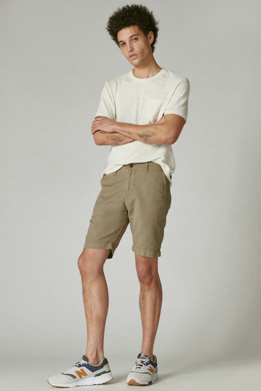 9" LAGUNA LINEN FLAT FRONT SHORT, image 2