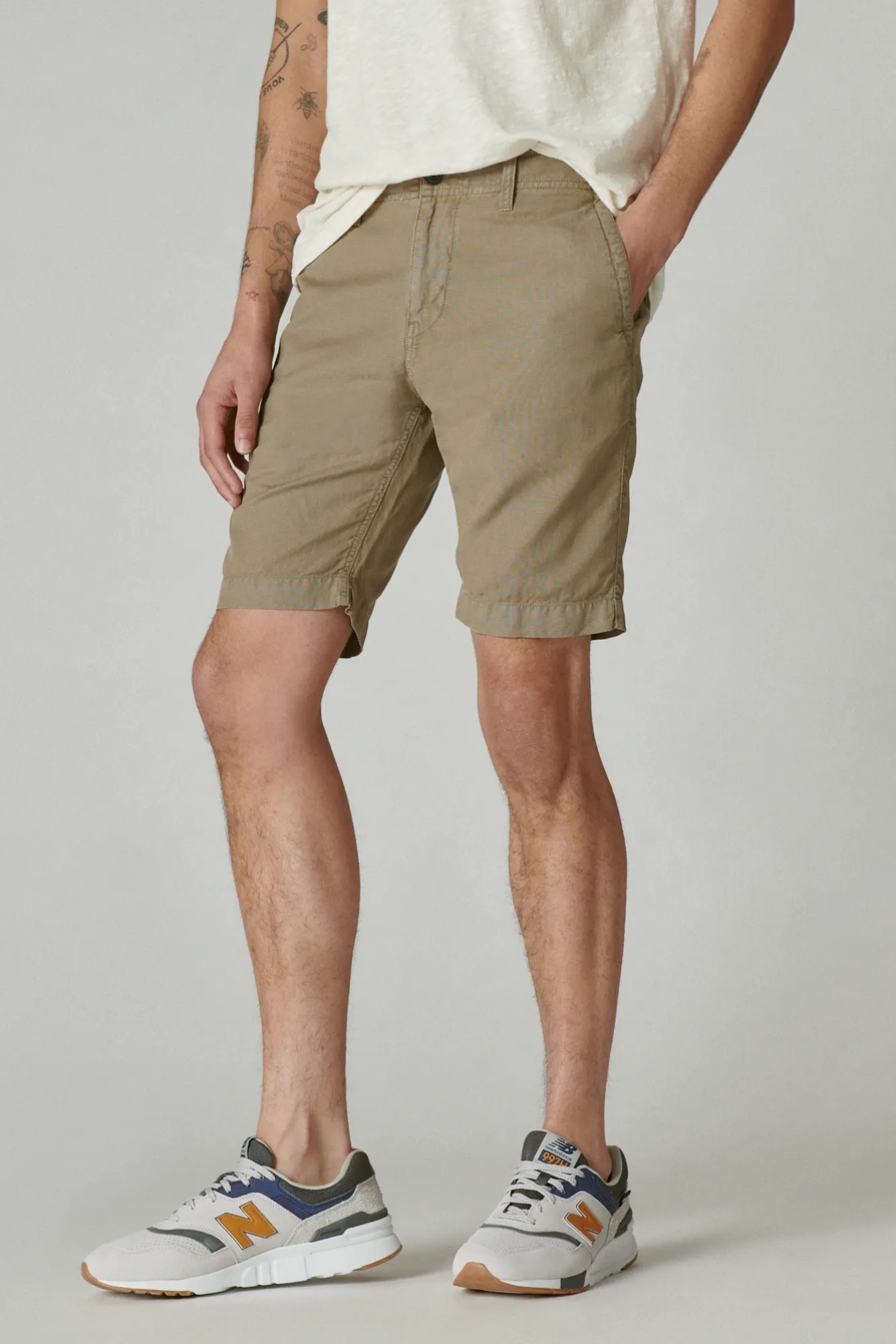 9" LAGUNA LINEN FLAT FRONT SHORT, image 5