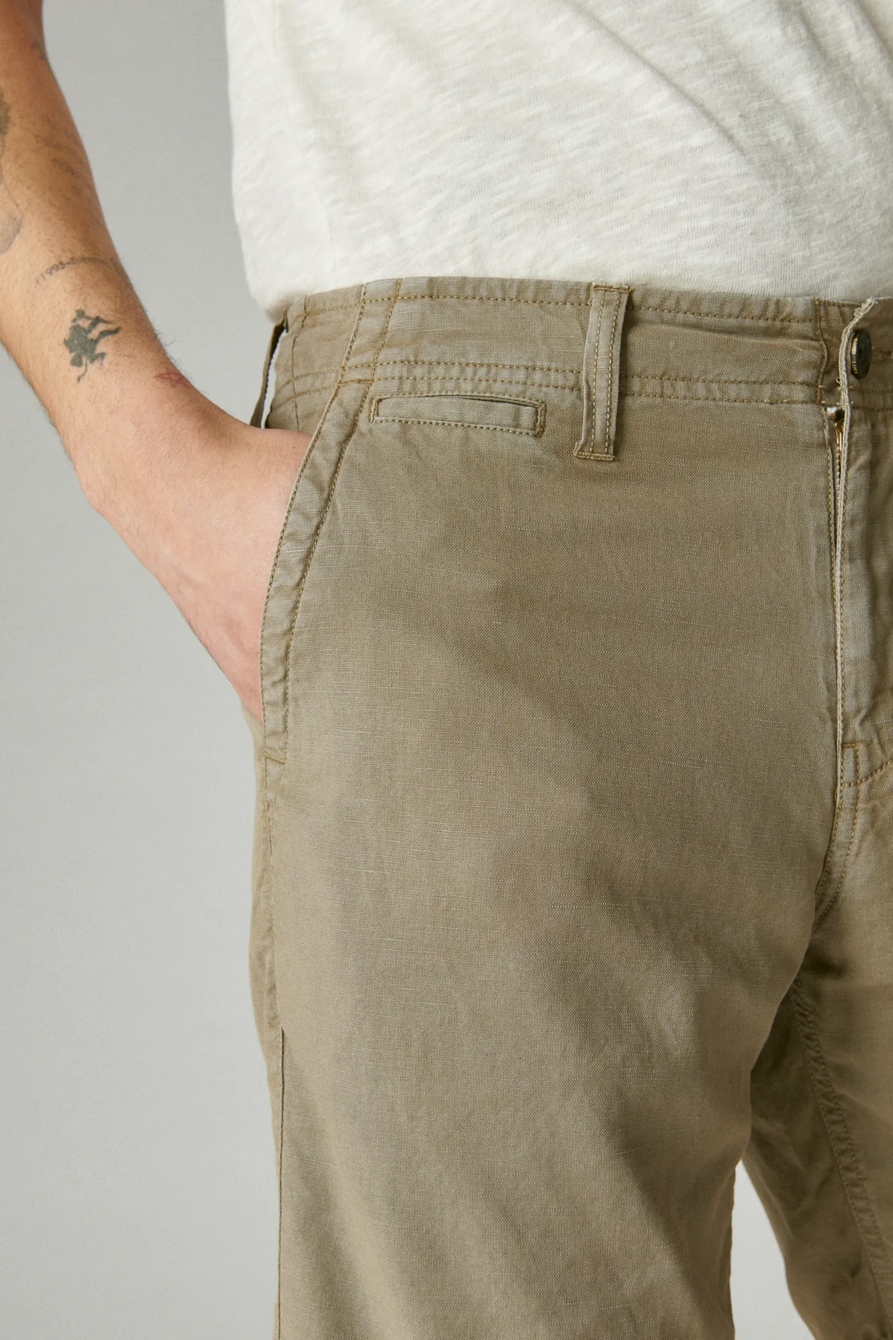 9" LAGUNA LINEN FLAT FRONT SHORT, image 6