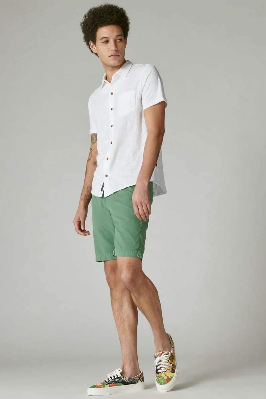 9" LAGUNA LINEN FLAT FRONT SHORT, image 2