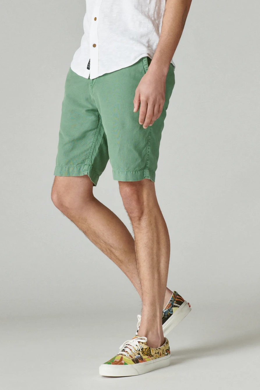 9" LAGUNA LINEN FLAT FRONT SHORT, image 5