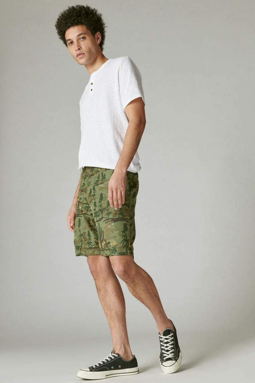 9" LAGUNA LINEN FLAT FRONT SHORT, image 2