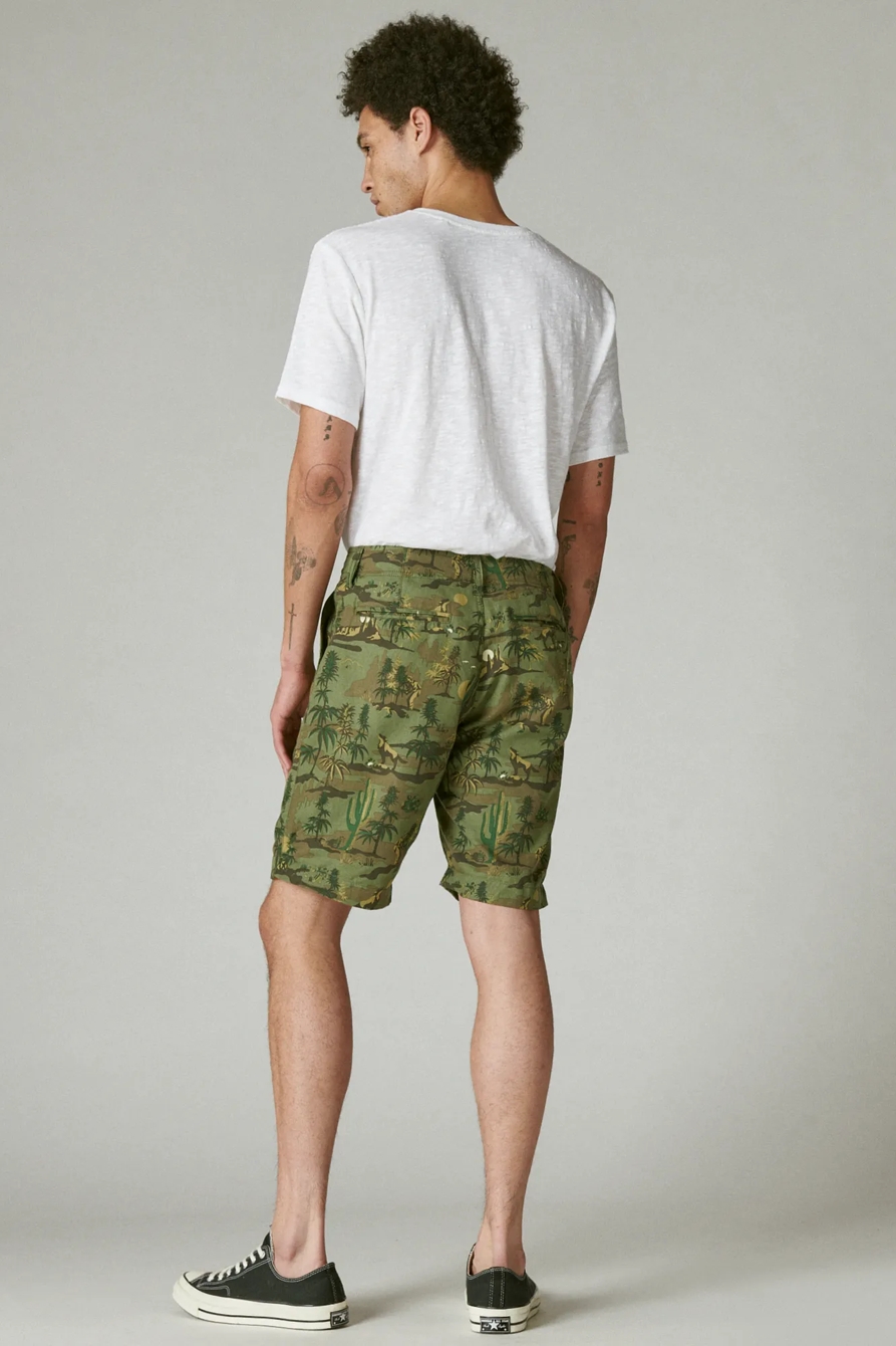9" LAGUNA LINEN FLAT FRONT SHORT, image 3