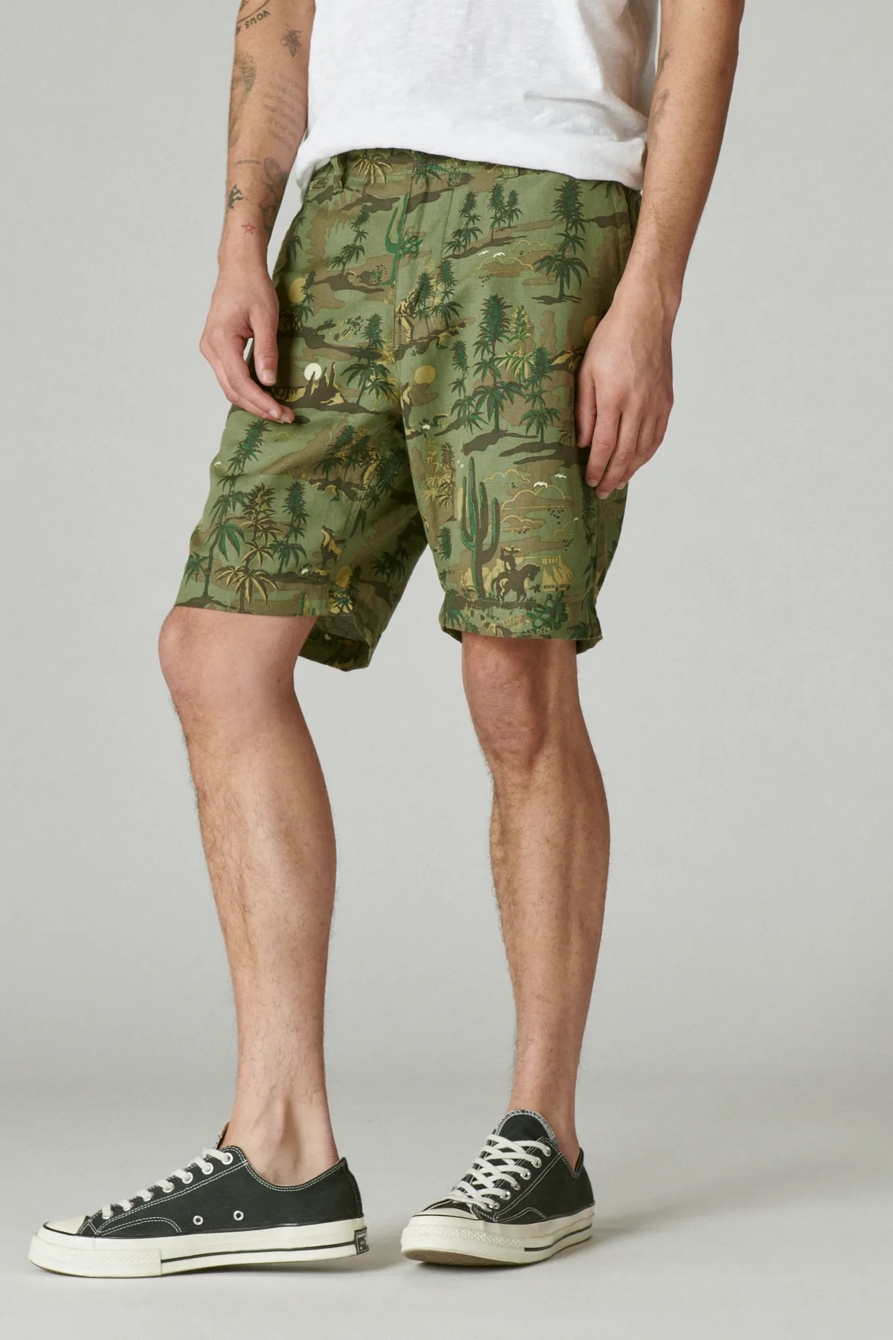 9" LAGUNA LINEN FLAT FRONT SHORT, image 5