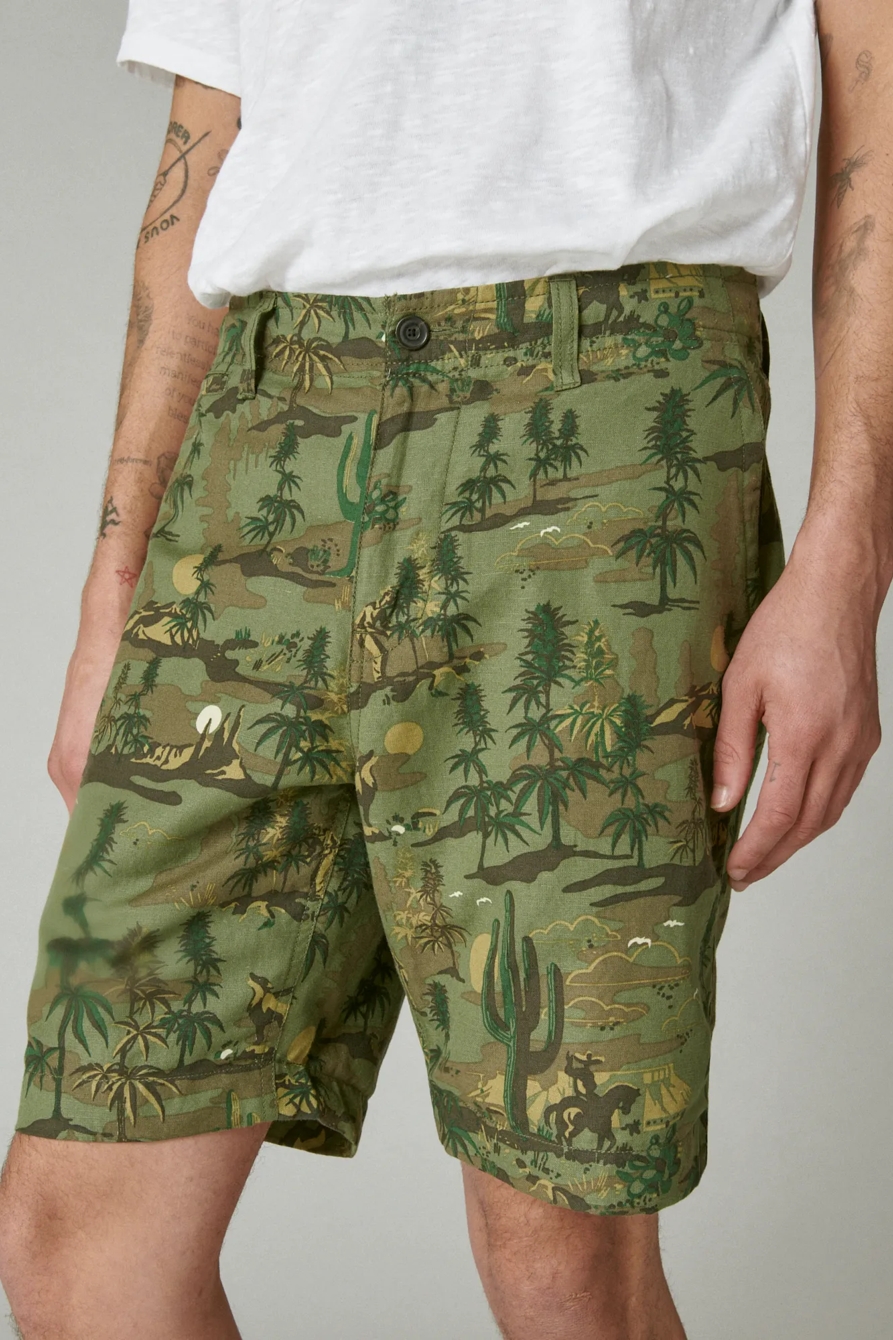 9" LAGUNA LINEN FLAT FRONT SHORT, image 6