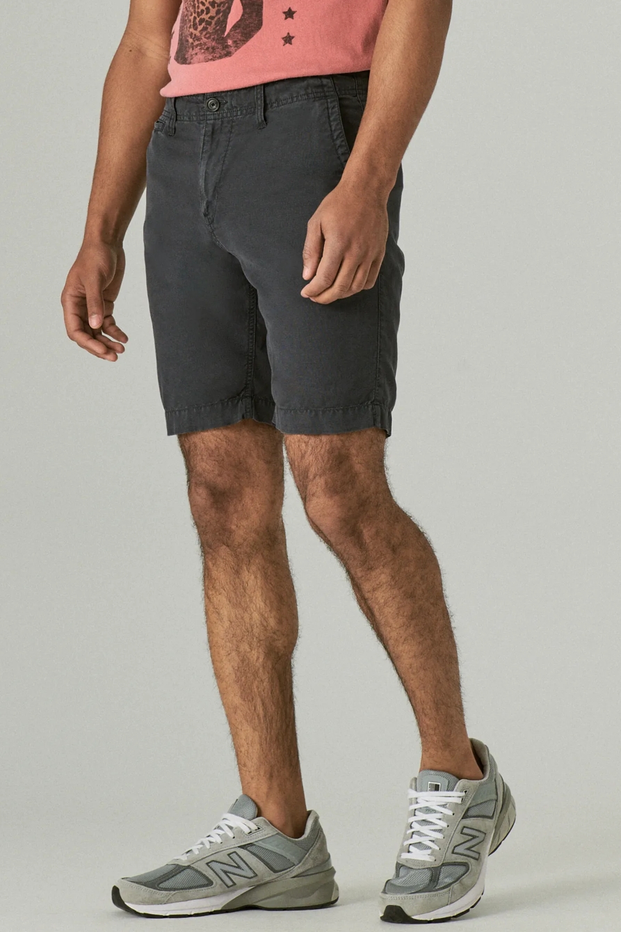 9" LAGUNA LINEN FLAT FRONT SHORT, image 5