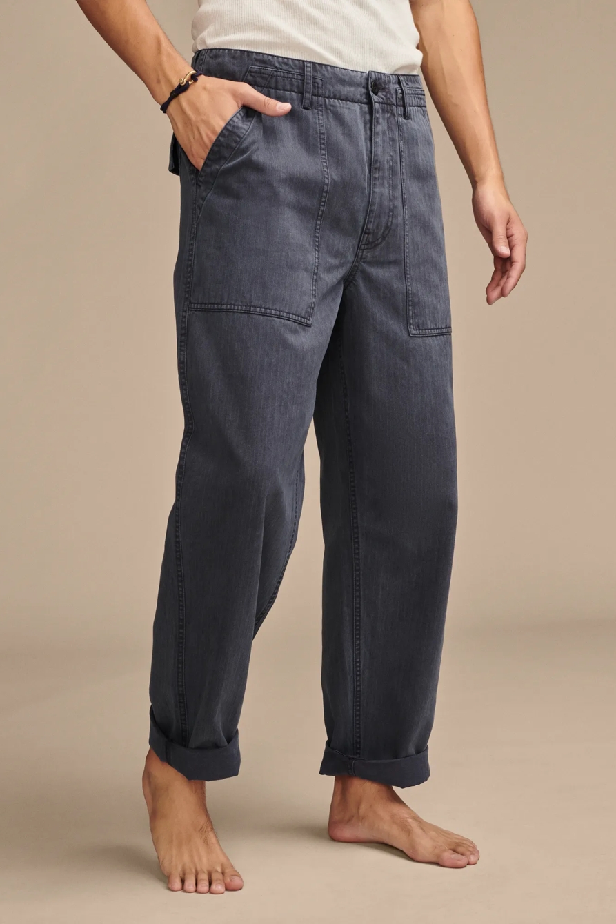 HERRINGBONE UTILITY PANT, image 2