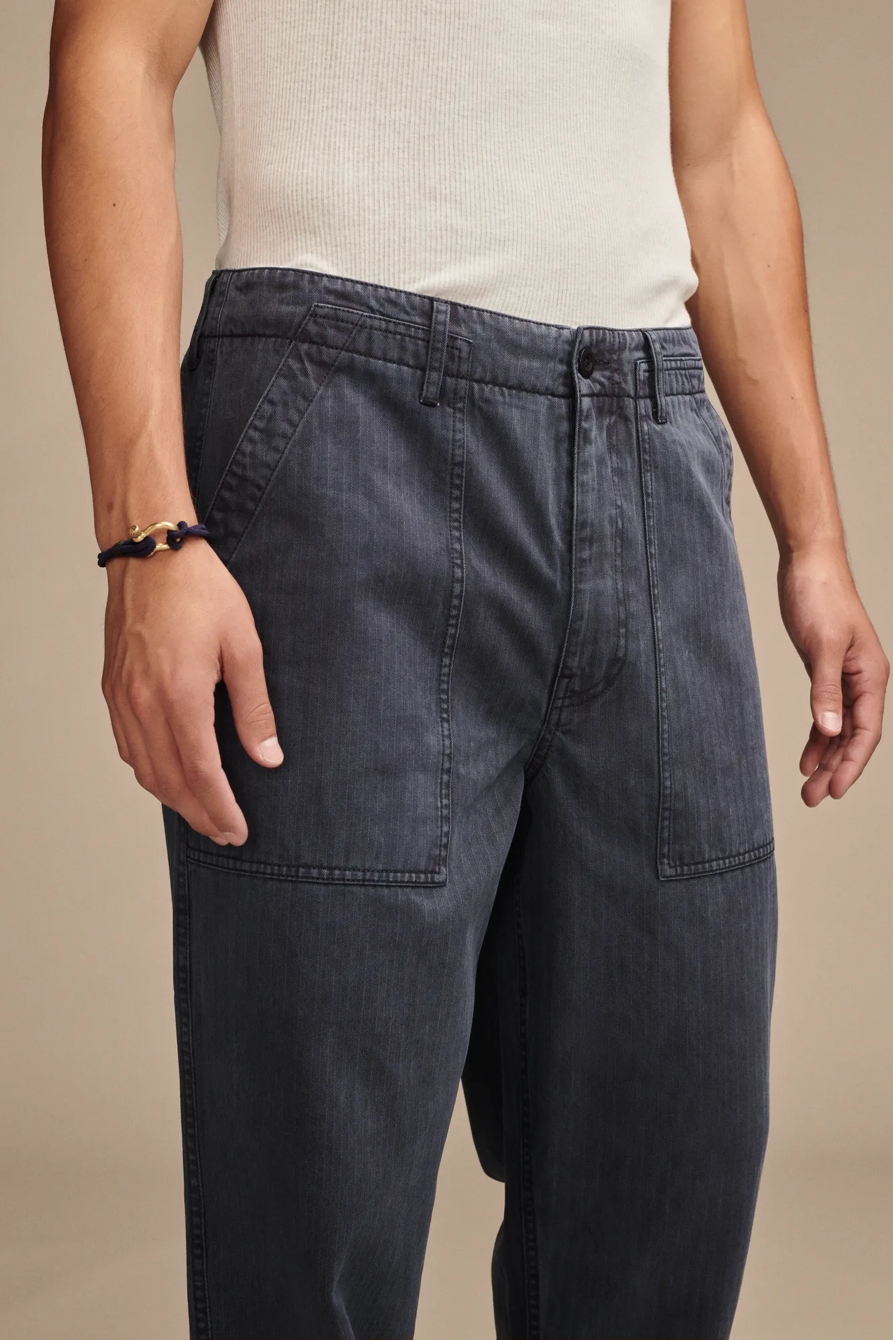 HERRINGBONE UTILITY PANT, image 6