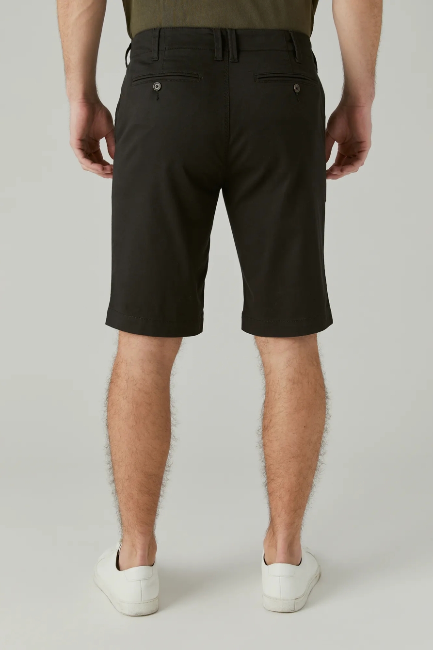 11" STRETCH TWILL FLAT FRONT SHORT, image 3