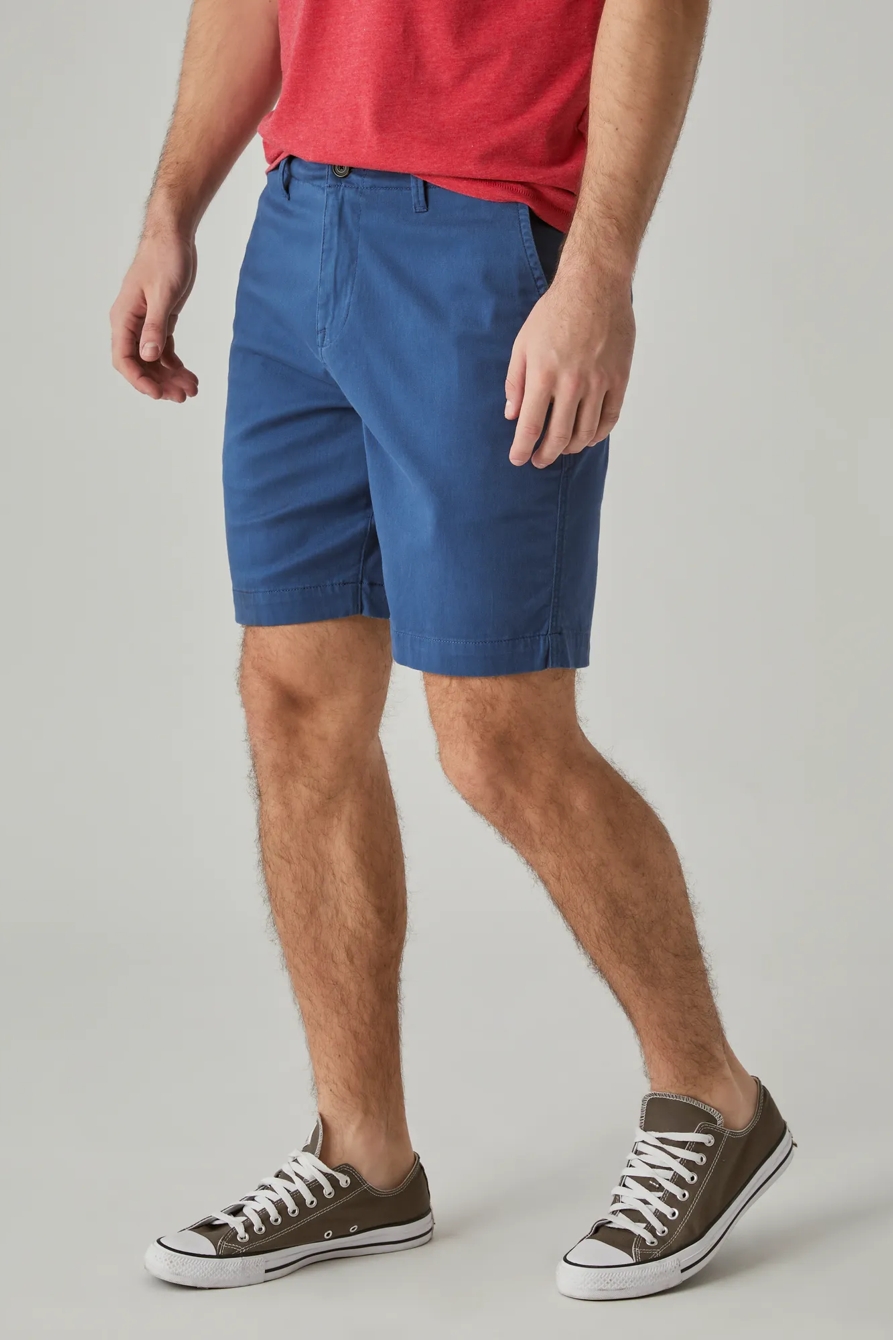 11" STRETCH TWILL FLAT FRONT SHORT, image 2