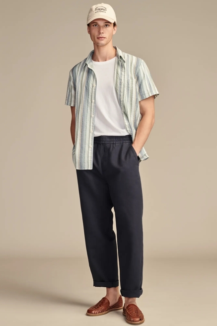 LINEN PULL ON PANT, image 1
