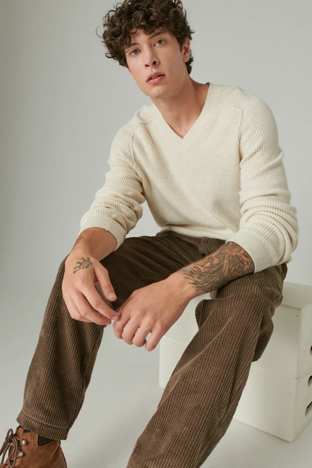 WIDE WALE CORDUROY PULL-UP PANT, image 1