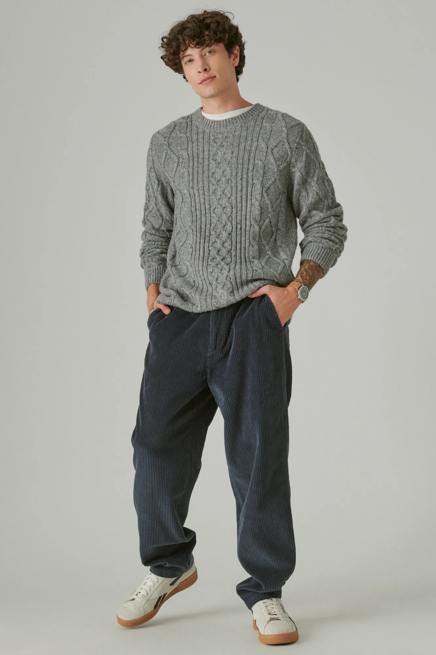 WIDE WALE CORDUROY PULL-UP PANT, image 2
