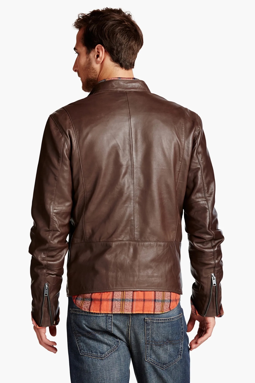 CLEAN BONNEVILLE LEATHER JACKET, image 2