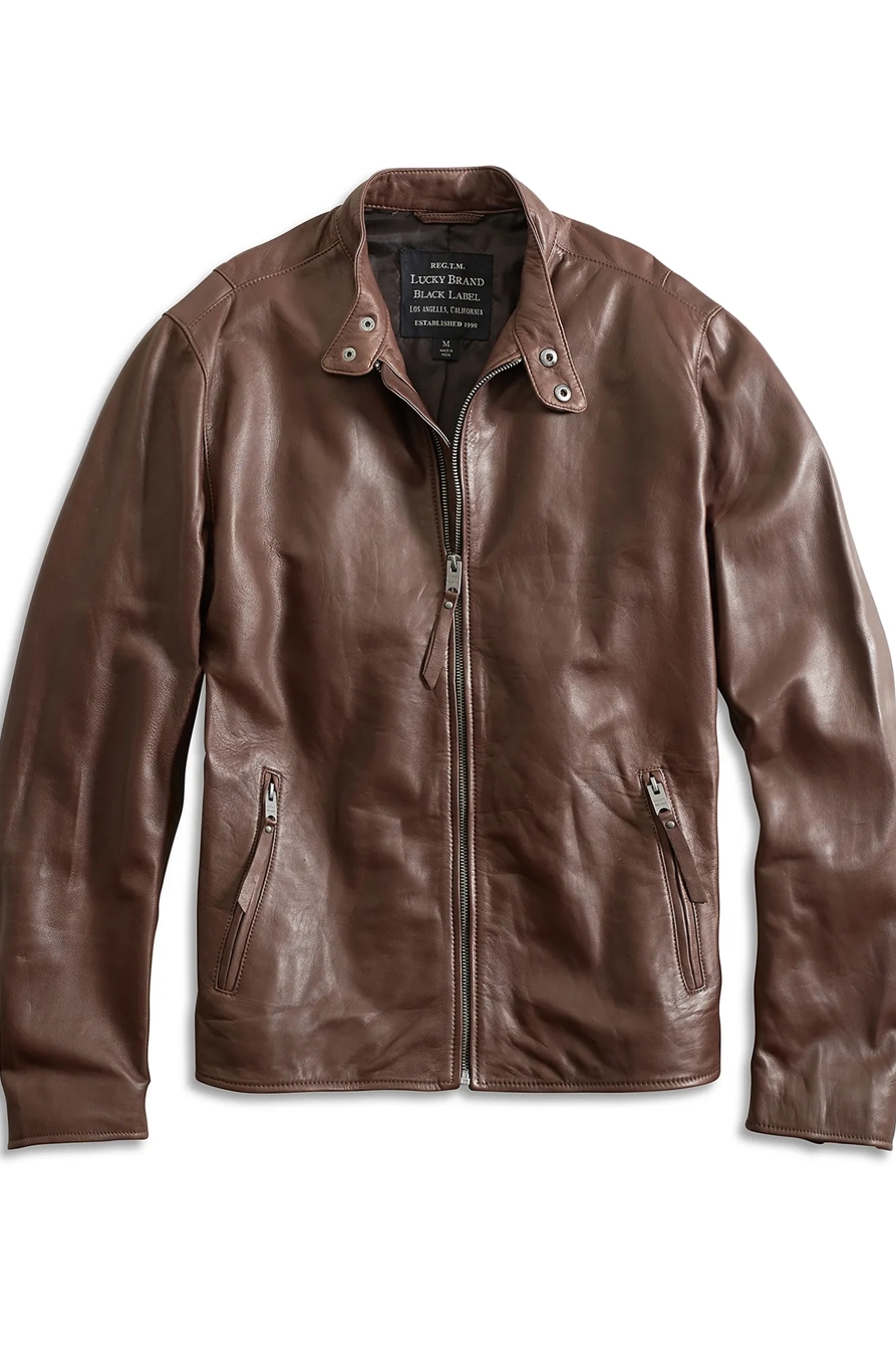 CLEAN BONNEVILLE LEATHER JACKET, image 3