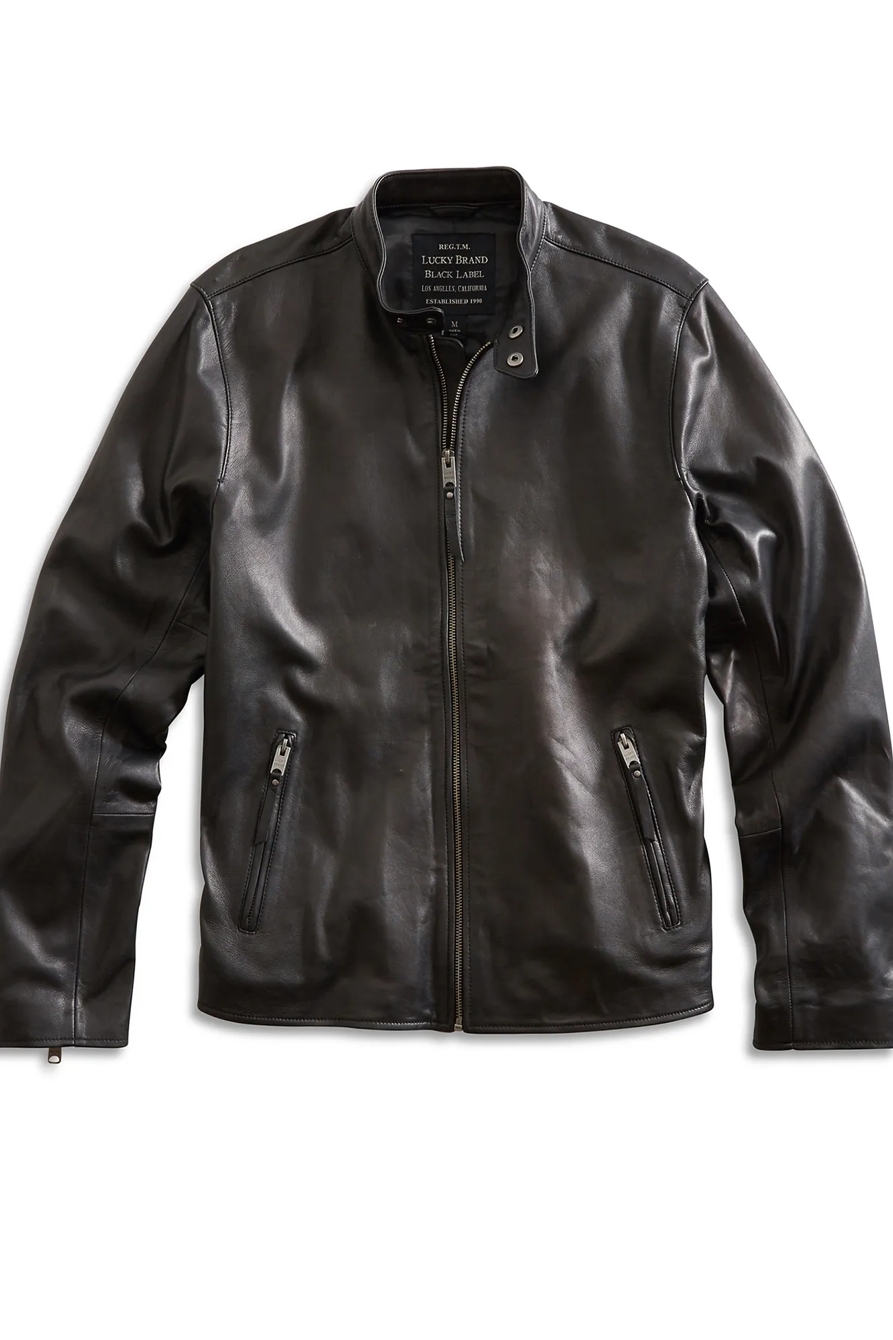 CLEAN BONNEVILLE LEATHER JACKET, image 4