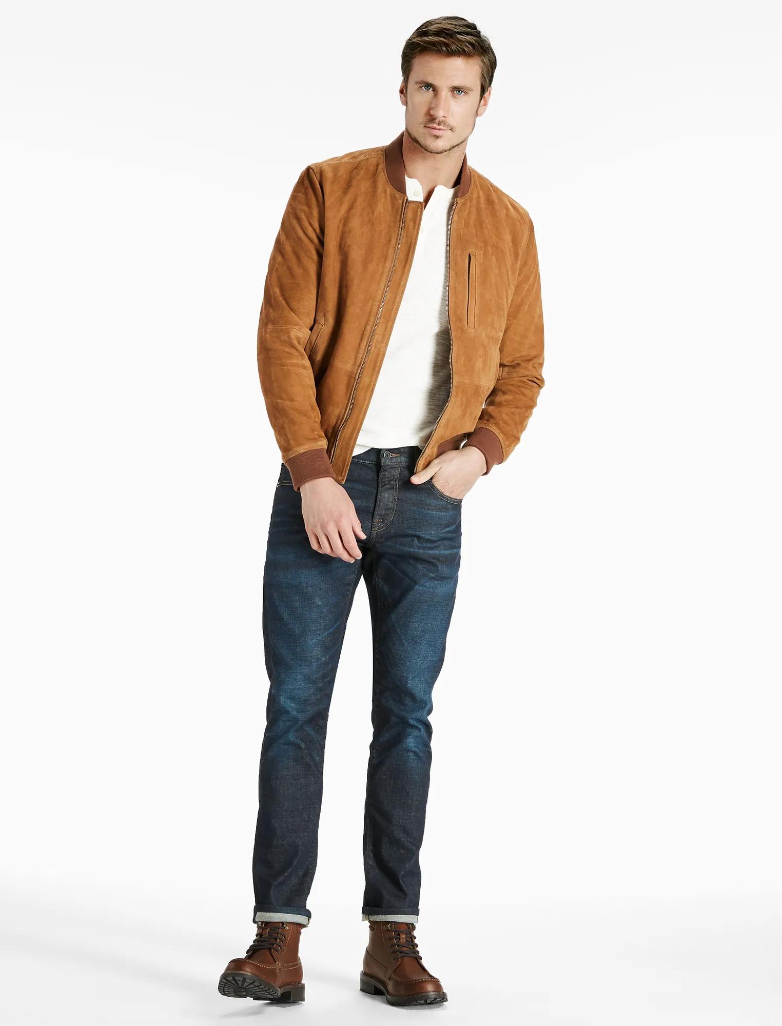 Suede Bomber Jacket, image 2