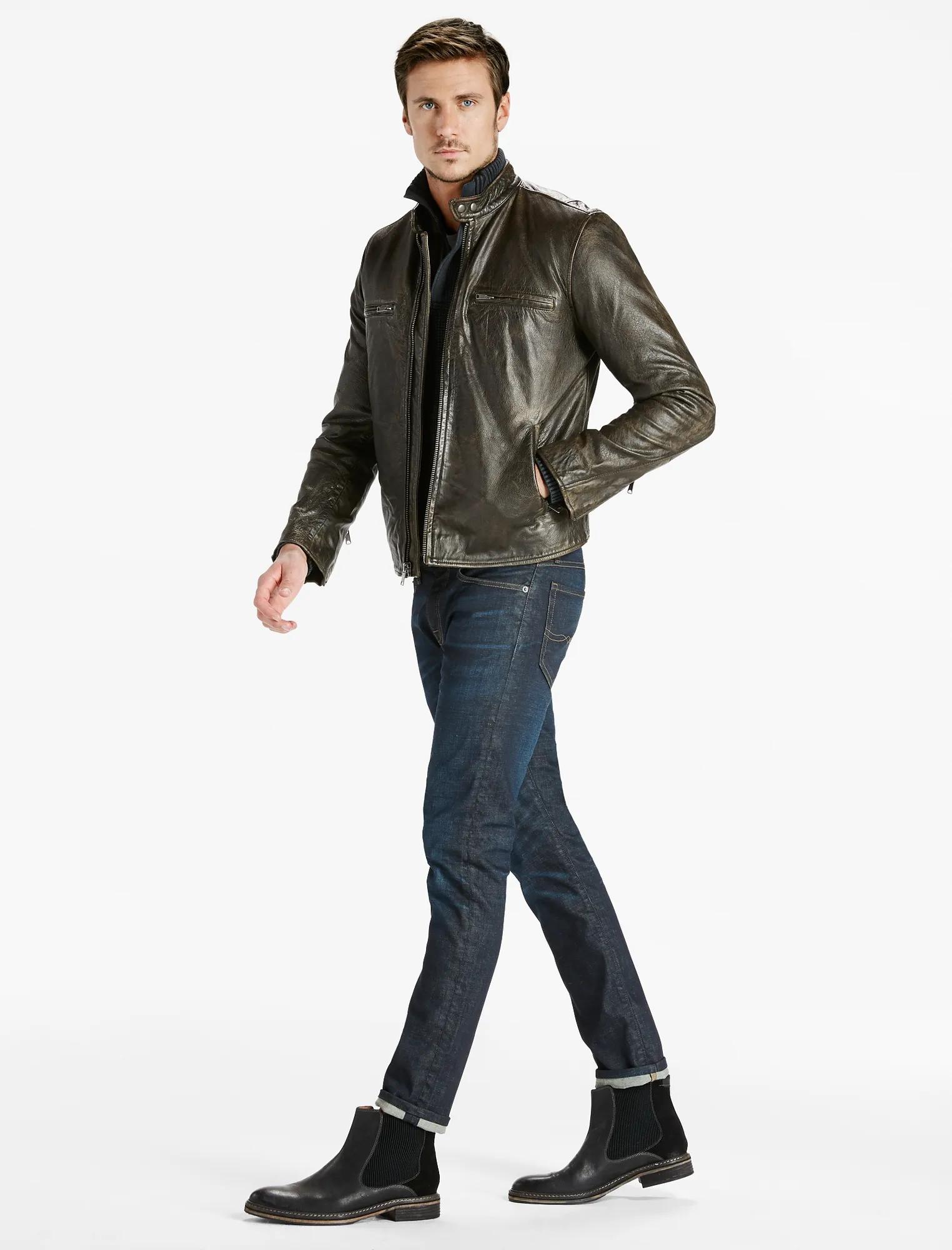Classic Bonneville Leather Jacket, image 2