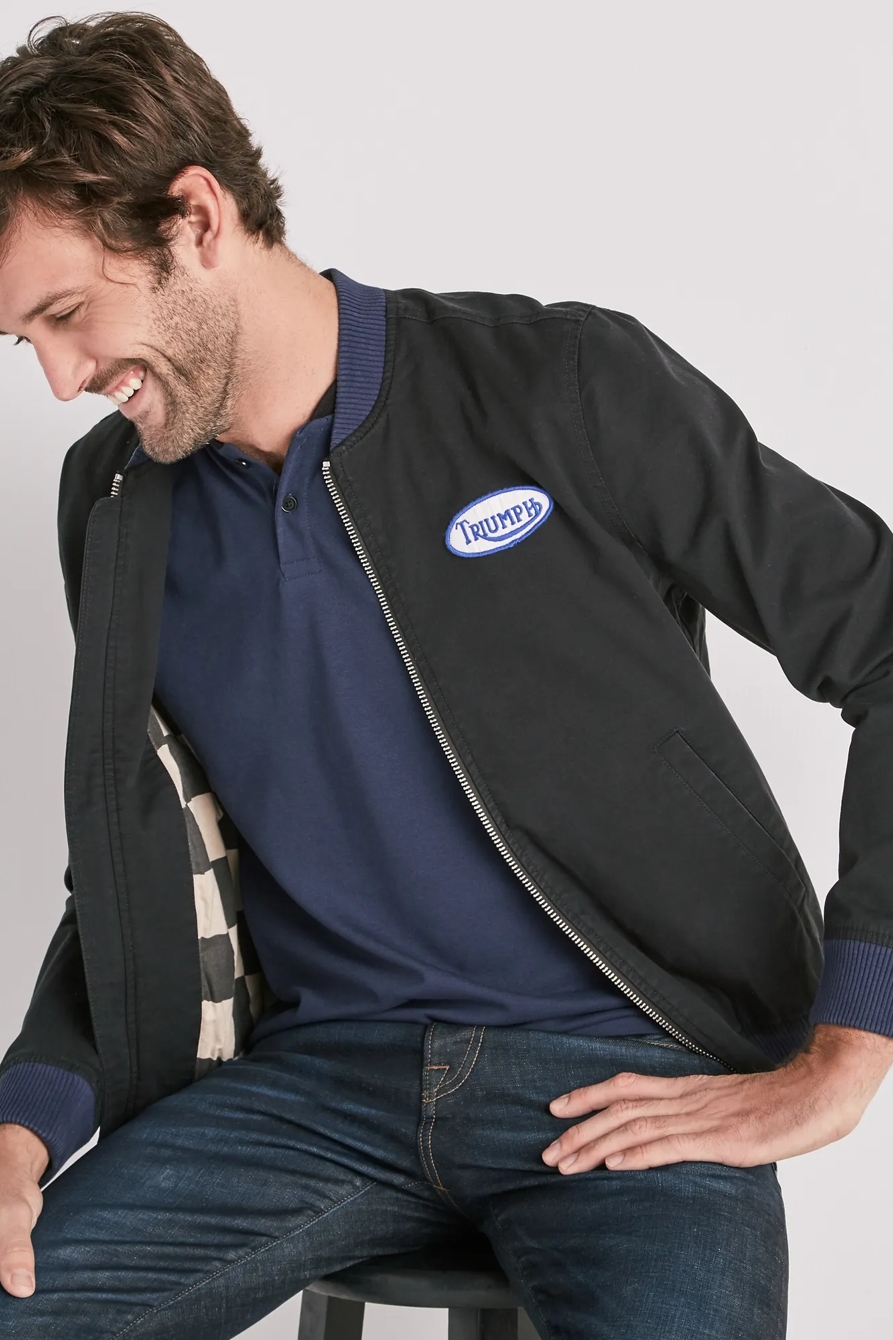 TRIUMPH BOMBER JACKET WITH PATCHES, image 1