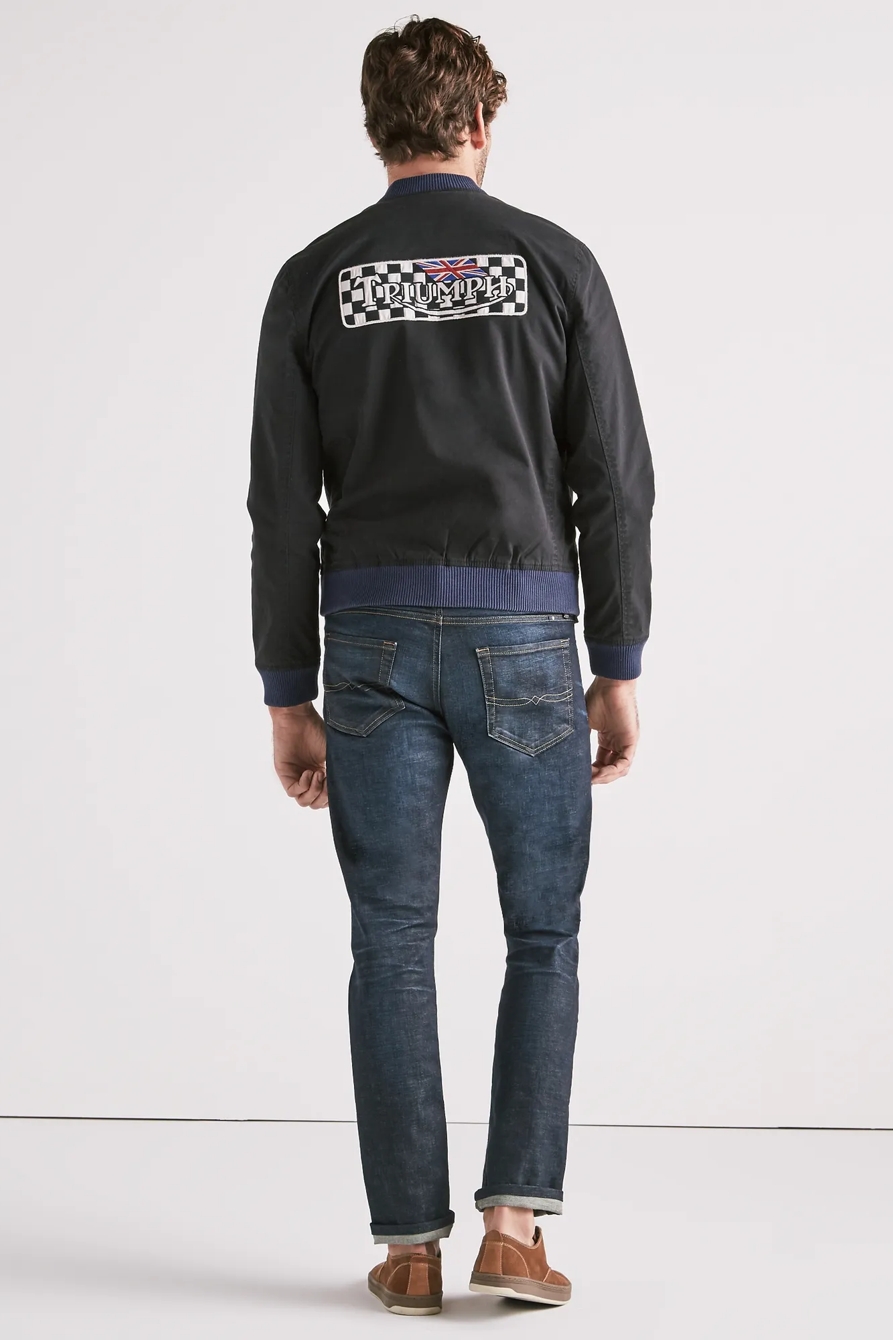 TRIUMPH BOMBER JACKET WITH PATCHES, image 2