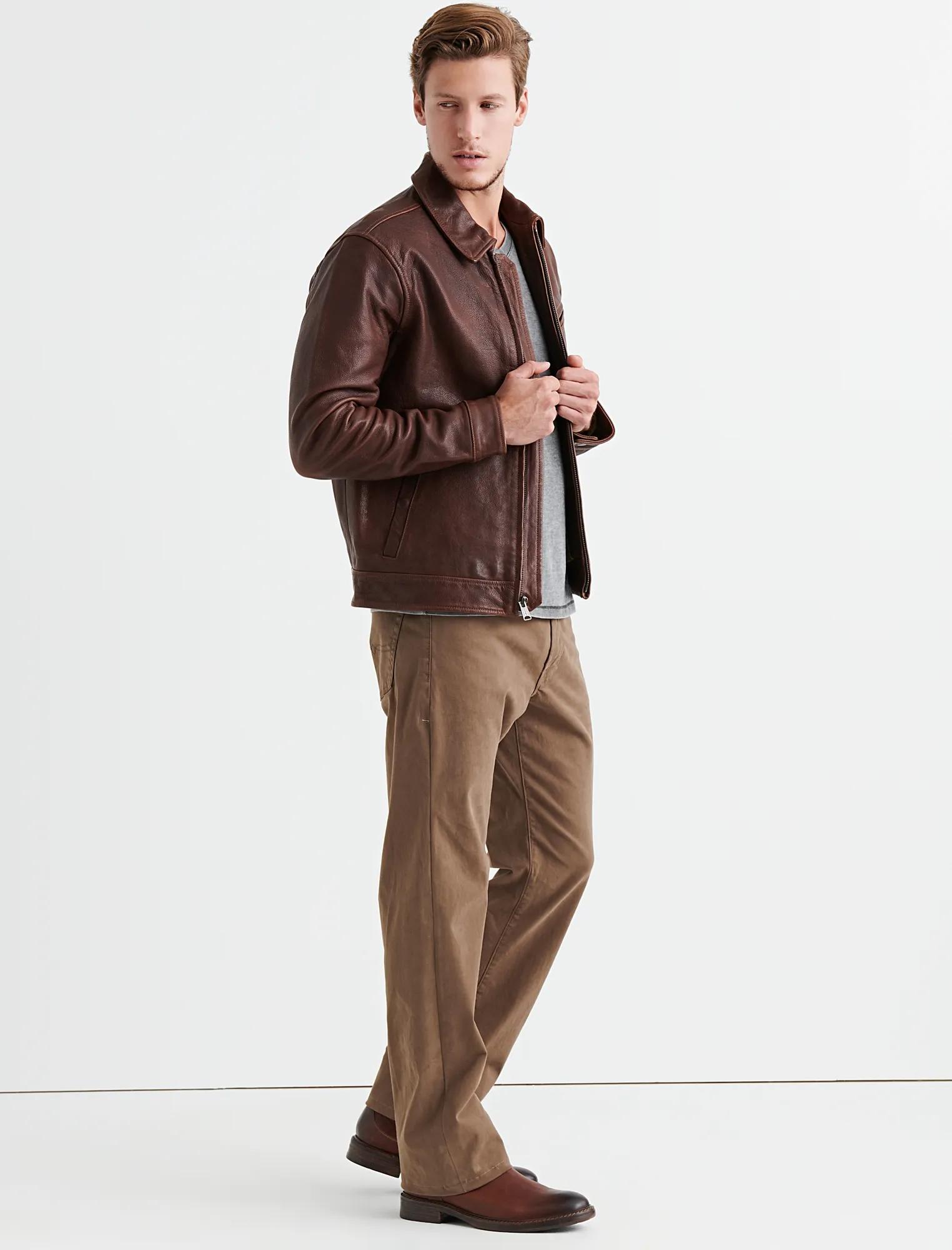 AVIATOR LEATHER JACKET, image 2