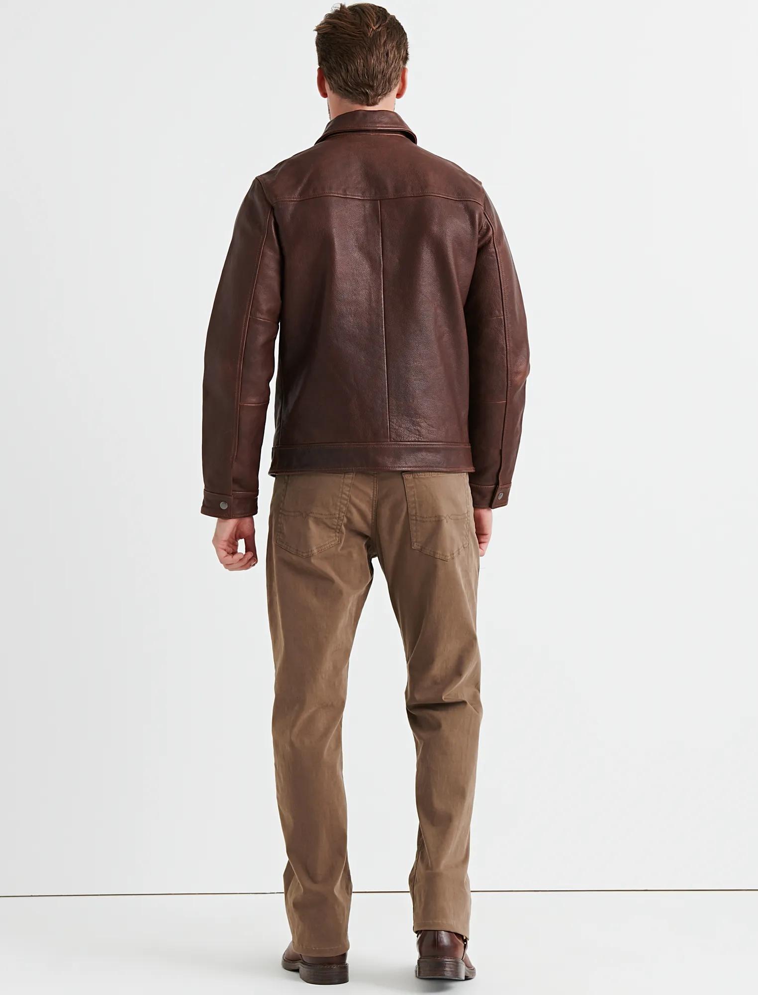 AVIATOR LEATHER JACKET, image 3