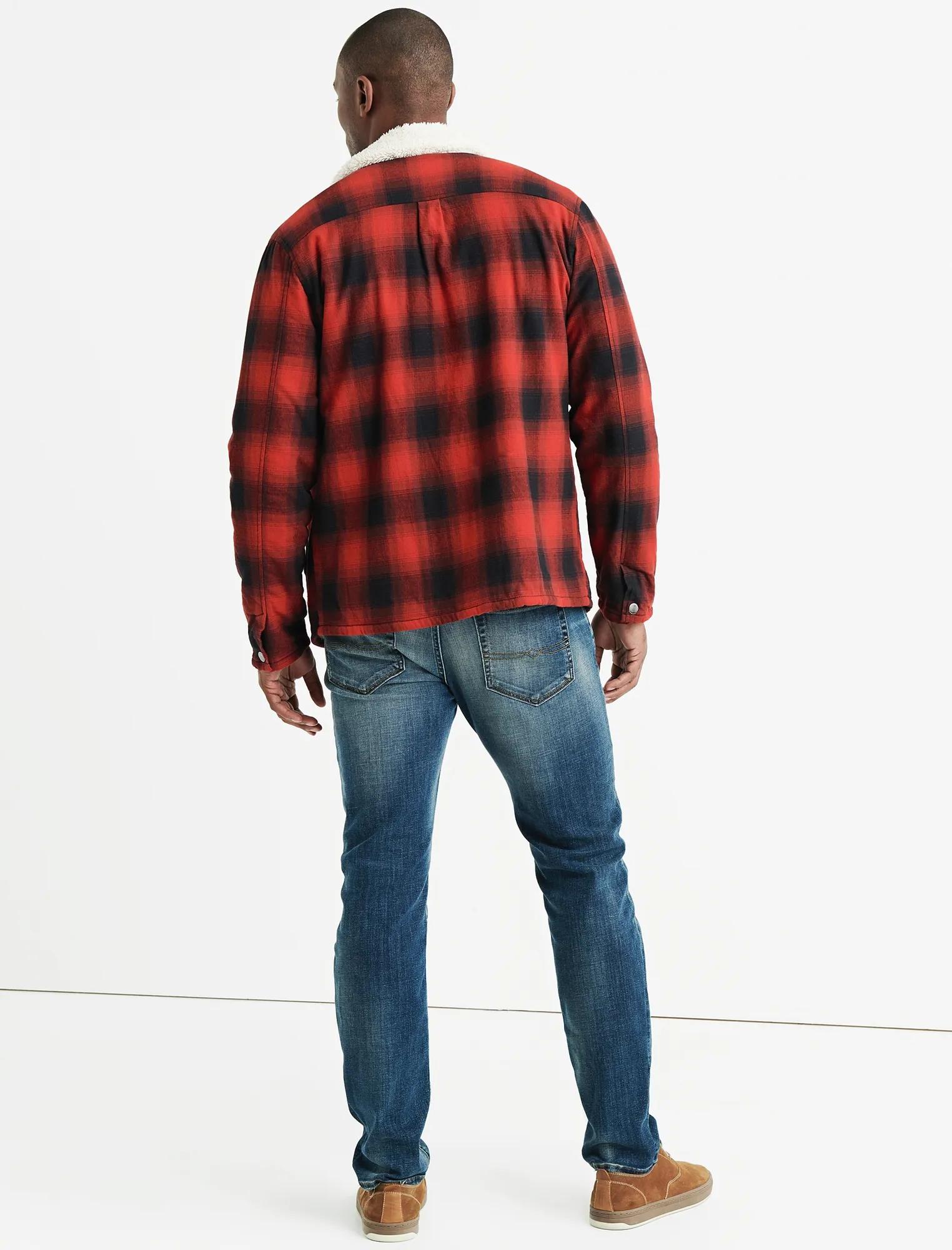 REVERSIBLE SHERPA PLAID JACKET, image 3