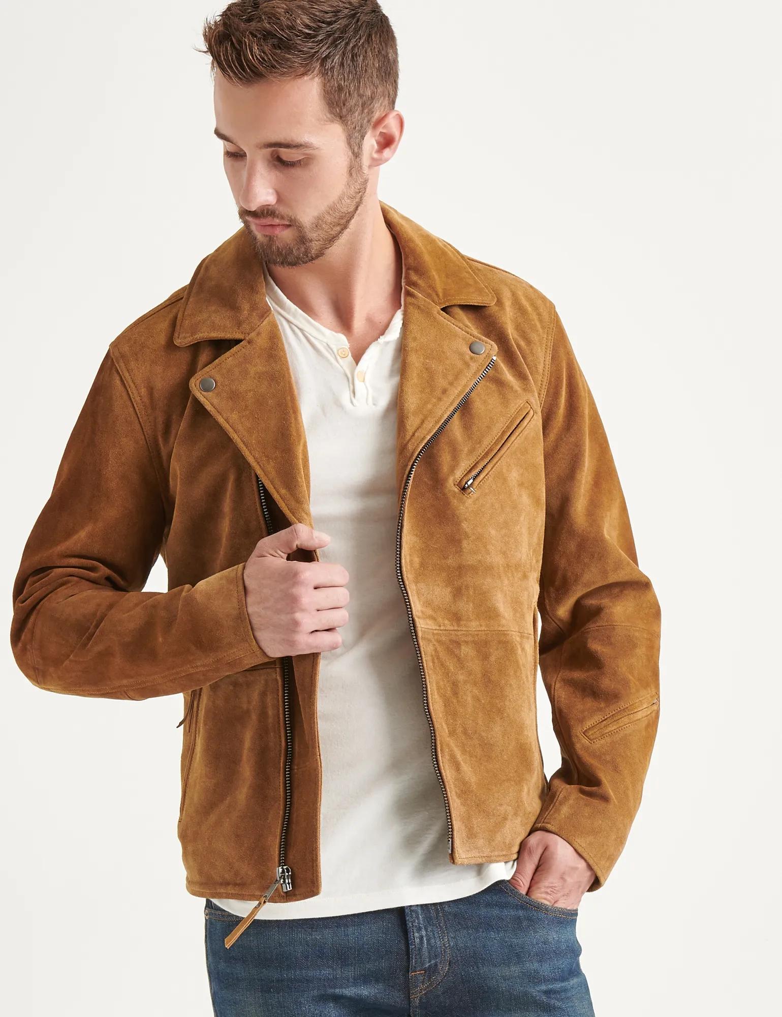 SUEDE BIKER JACKET, image 1
