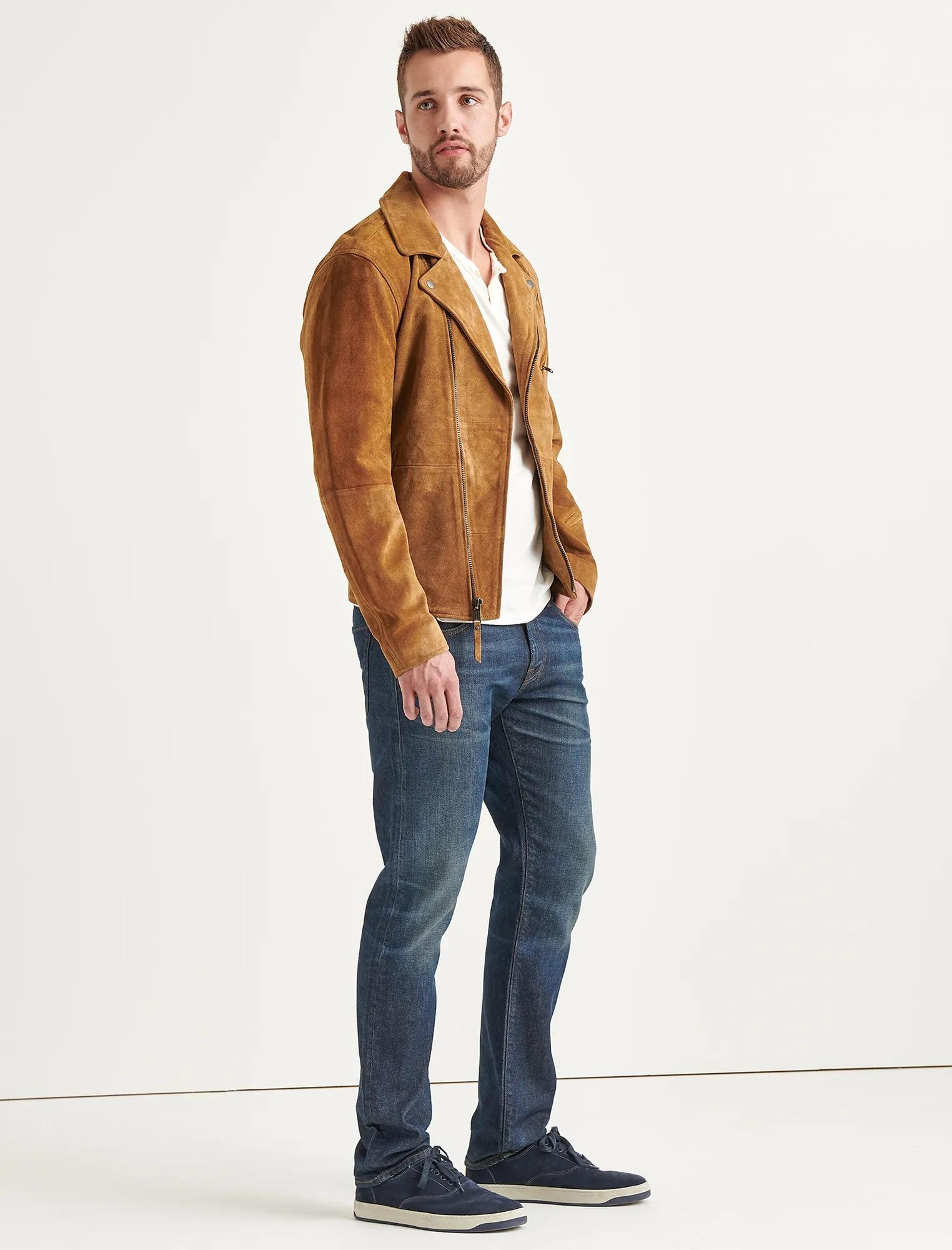 SUEDE BIKER JACKET, image 2