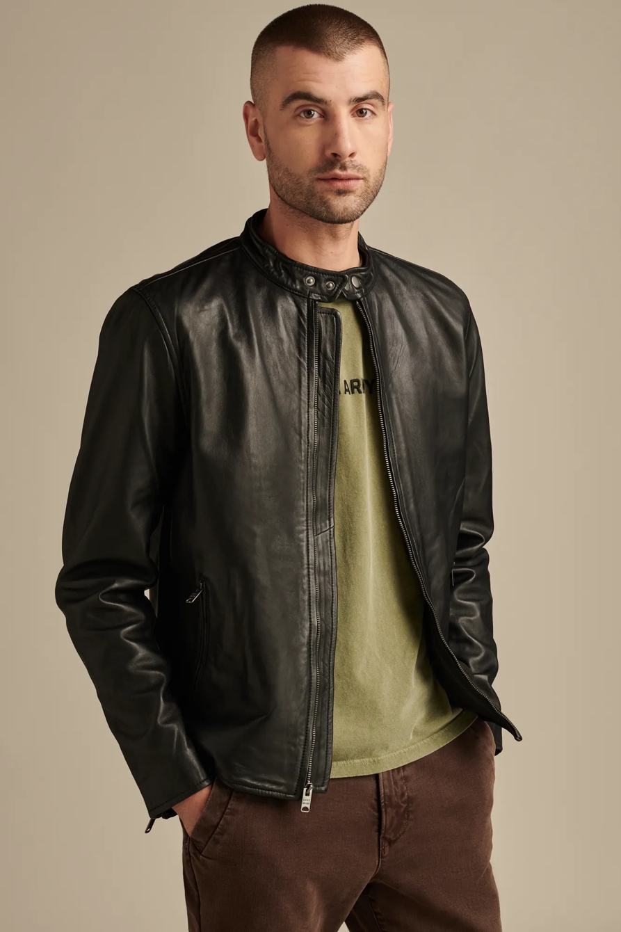 CLEAN LEATHER BONNEVILLE JACKET, image 5