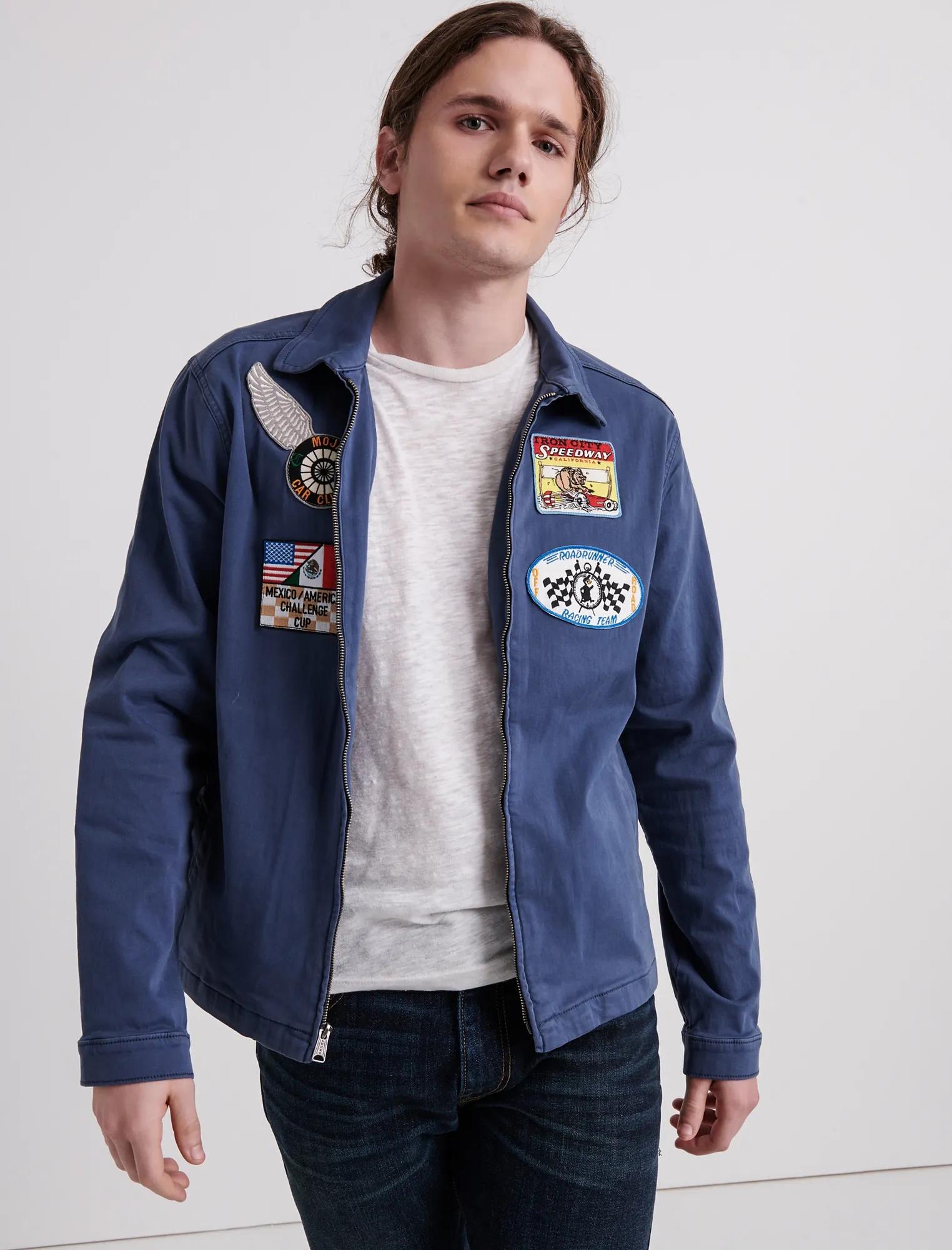 ZIP FRONT RACER JACKET, image 1
