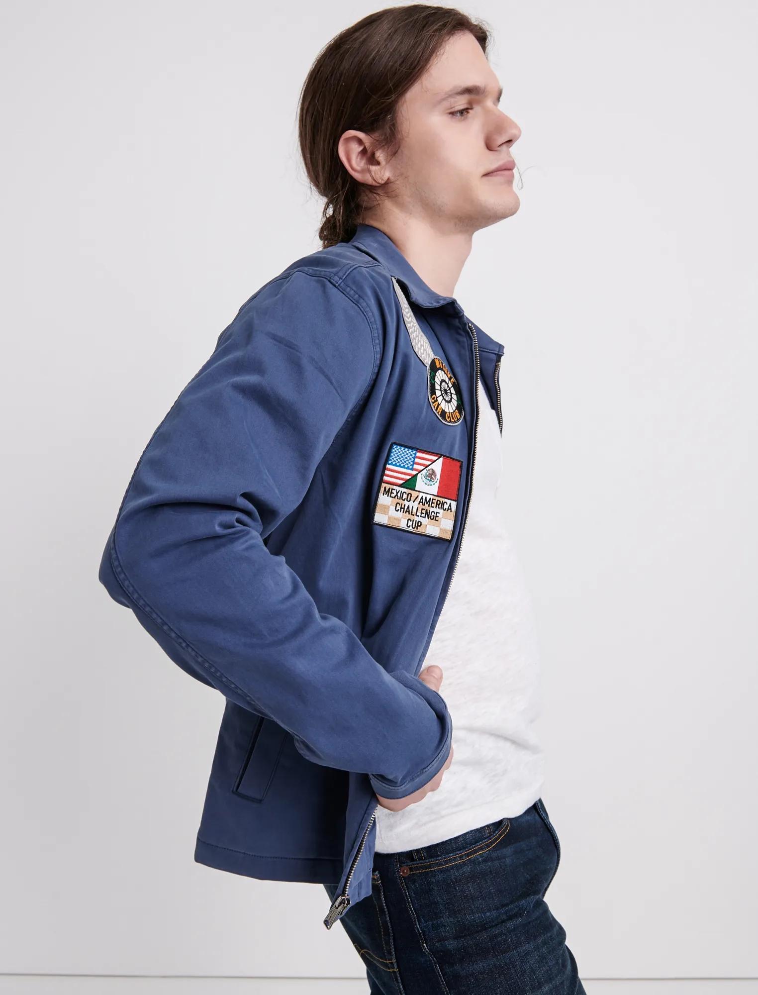 ZIP FRONT RACER JACKET, image 2