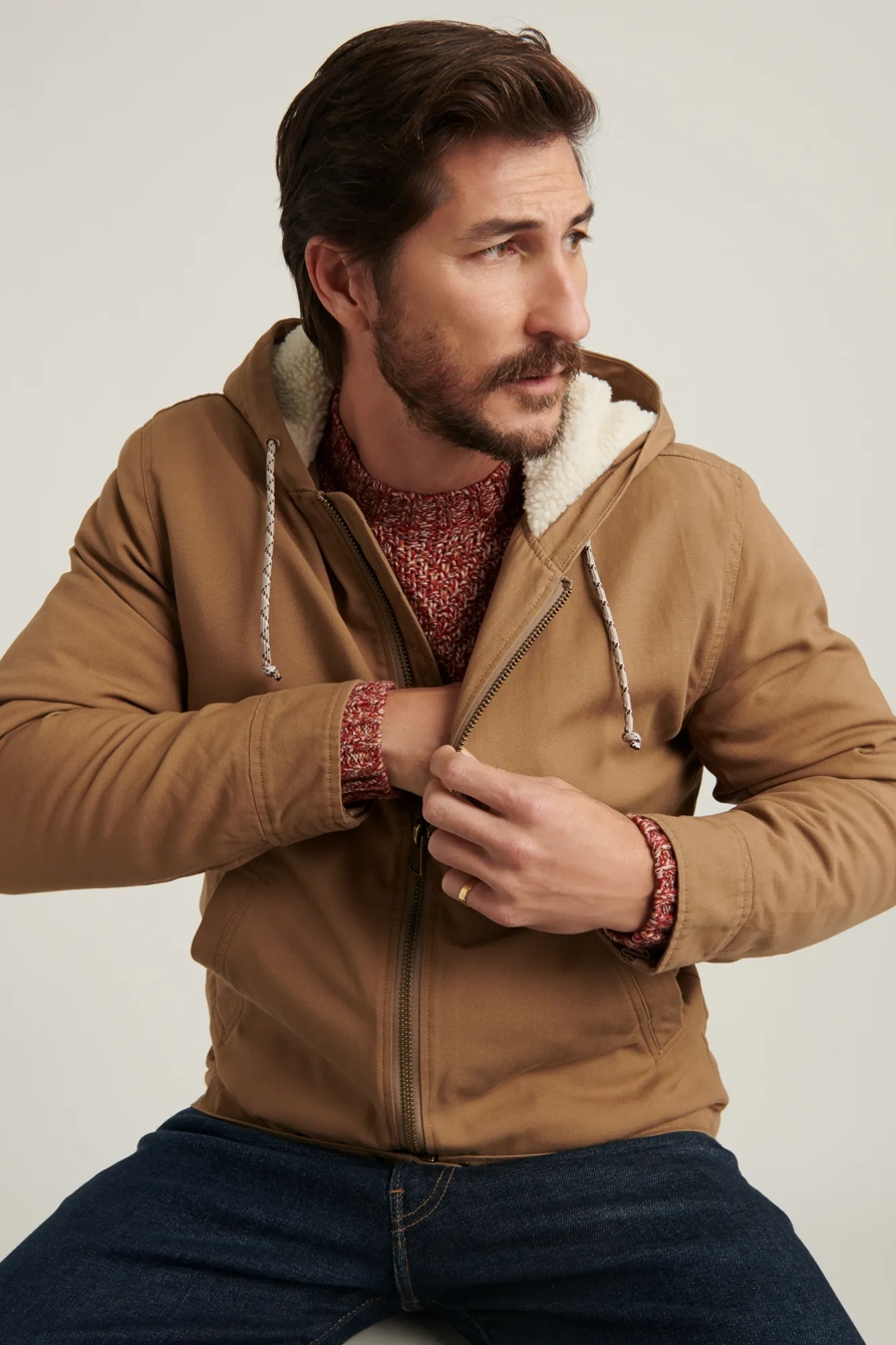HOODED SHERPA JACKET, image 6
