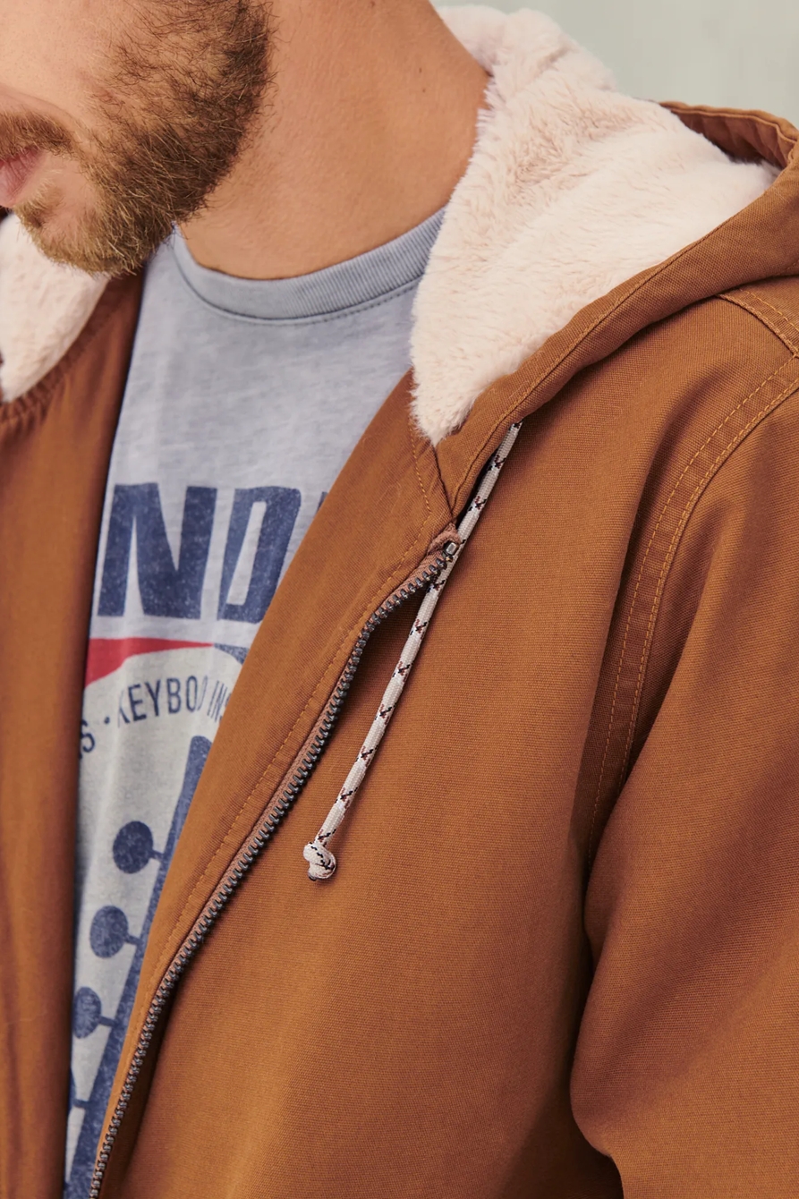 HOODED SHERPA JACKET, image 4