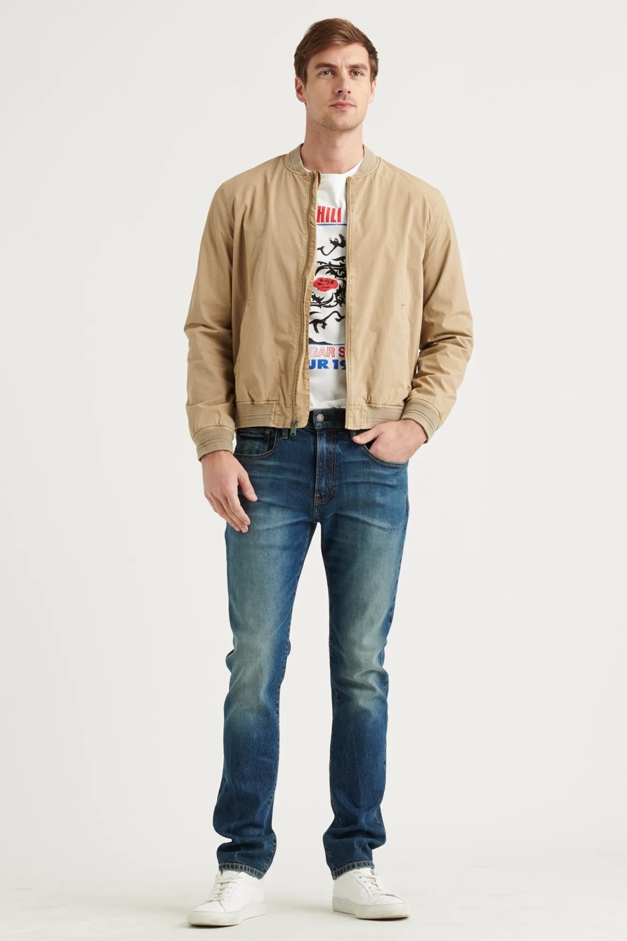 JERSEY LINED BOMBER JACKET, image 2