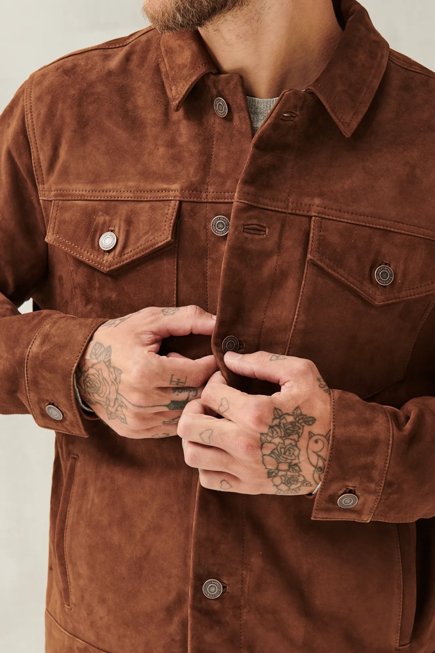 SUEDE TRUCKER JACKET, image 5