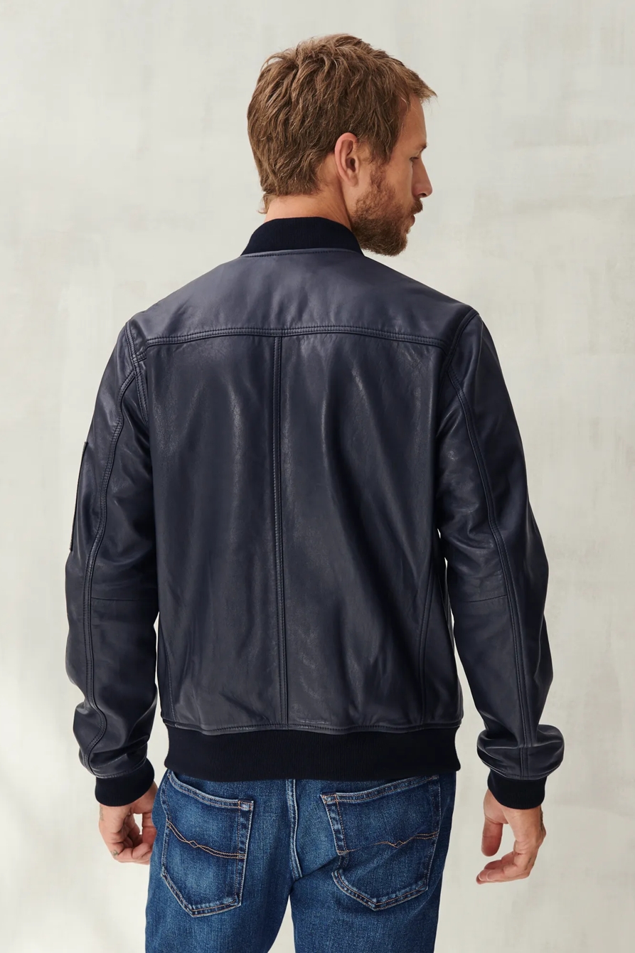 PREMIUM LEATHER MA 1 BOMBER, image 5