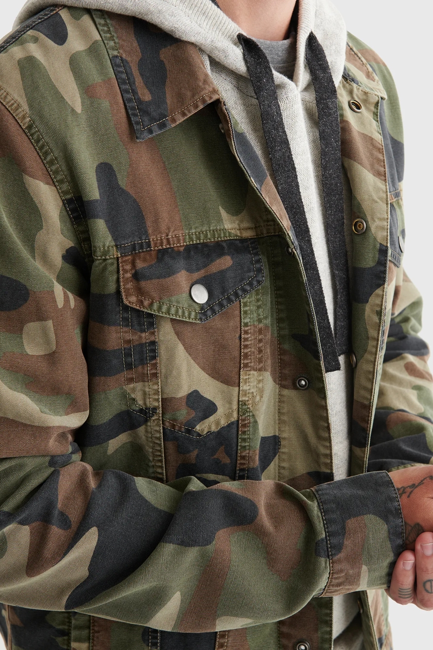 CAMO TRUCKER JACKET | Lucky Brand CAMO TRUCKER JACKET | Lucky Brand