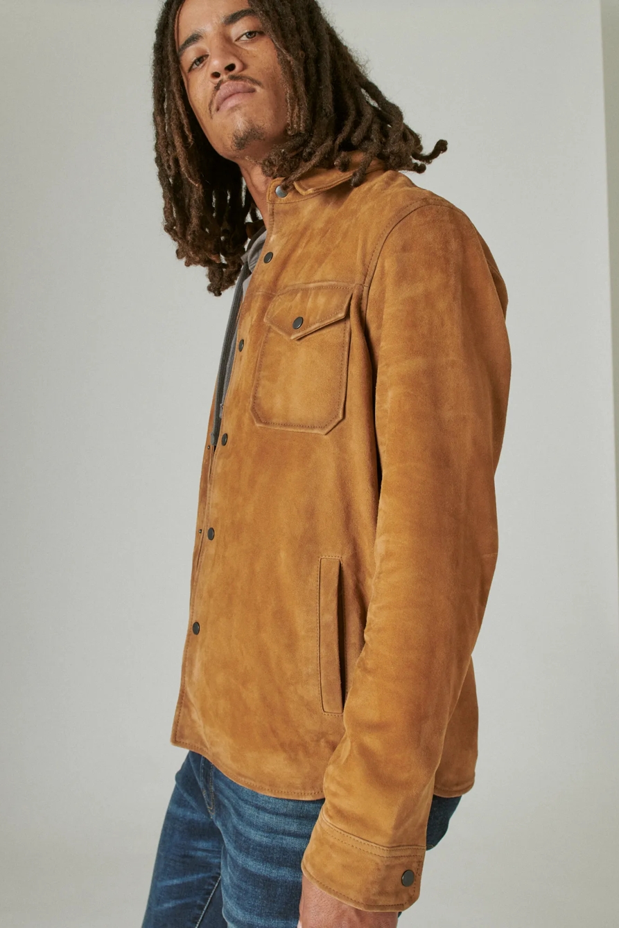 SUEDE SHIRT JACKET, image 3