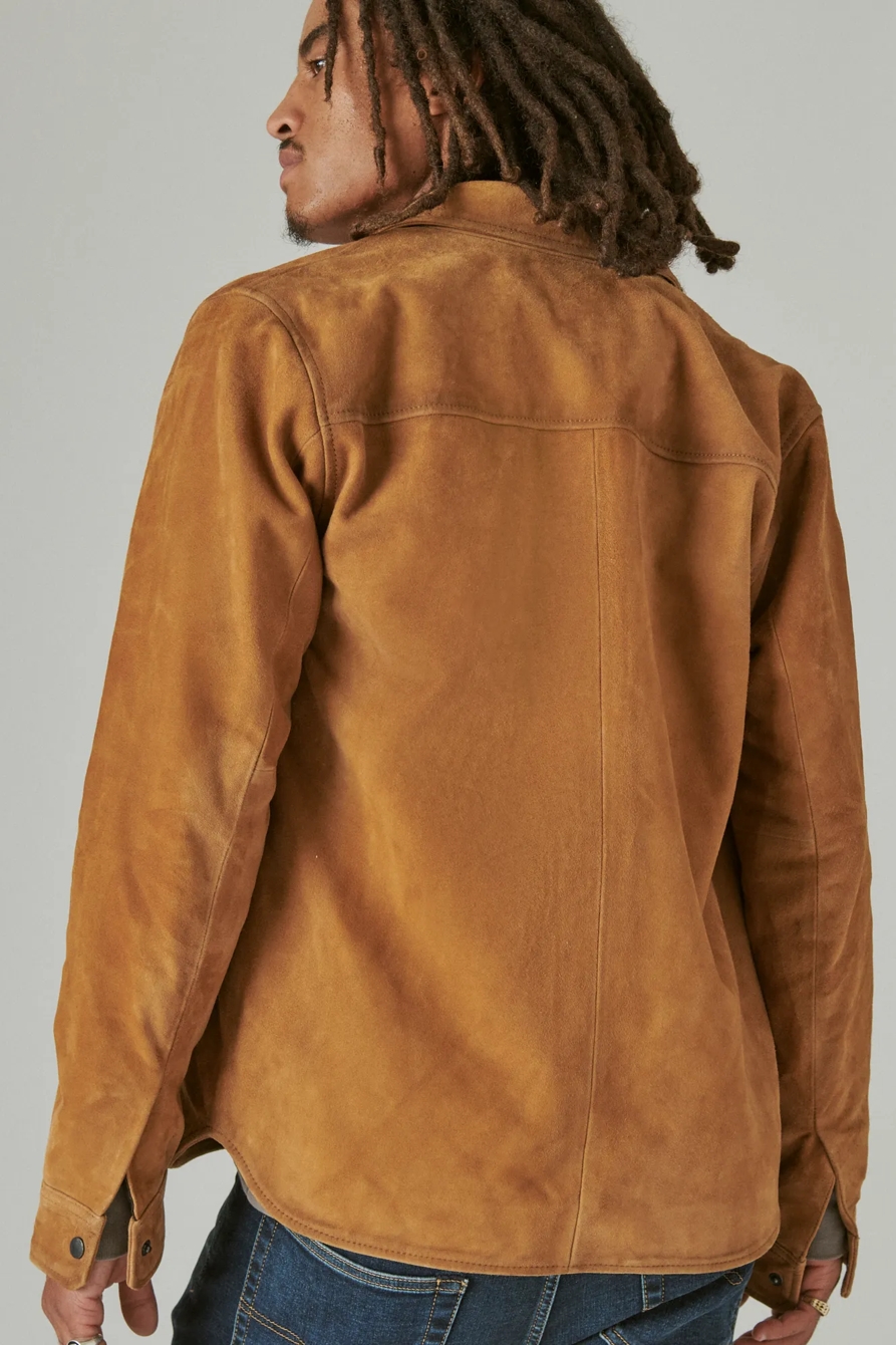SUEDE SHIRT JACKET, image 4