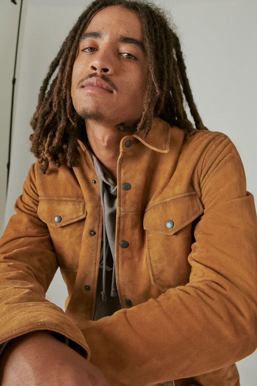 SUEDE SHIRT JACKET, image 6