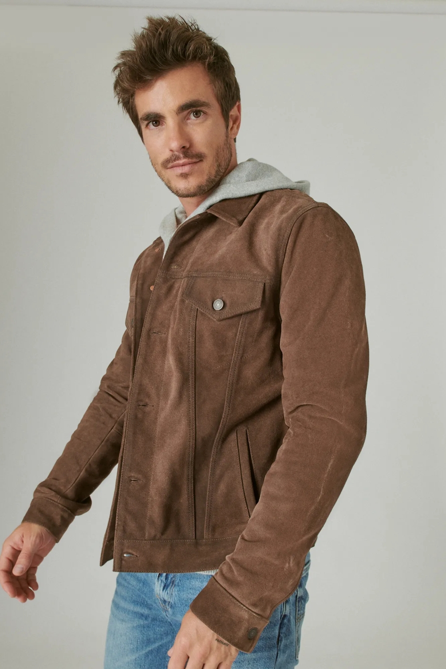 SUEDE TRUCKER JACKET | Lucky Brand
