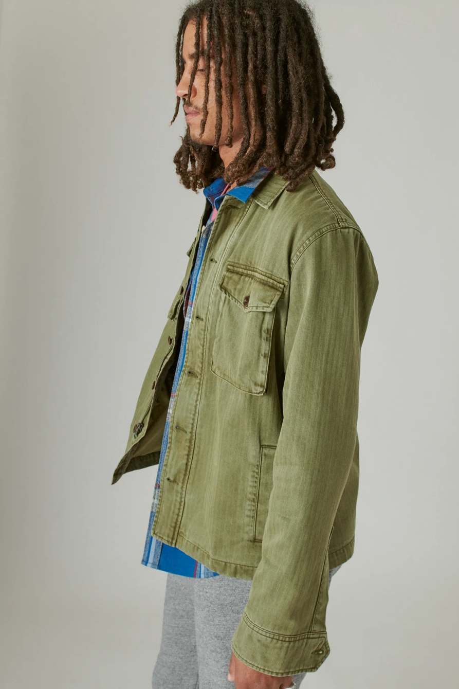 HERRINGBONE SHIRT JACKET, image 3