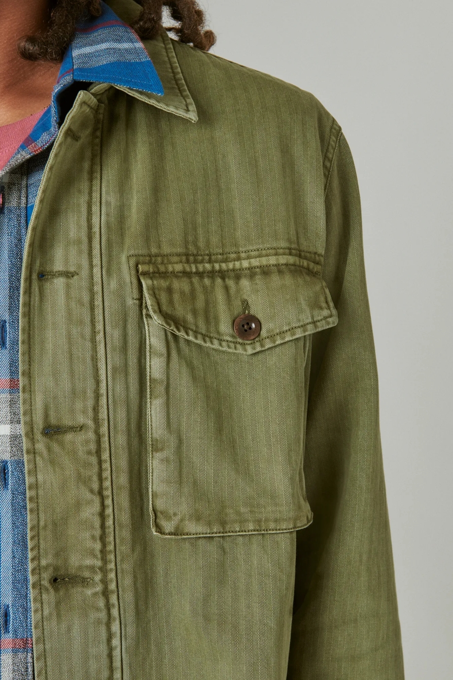 HERRINGBONE SHIRT JACKET, image 5