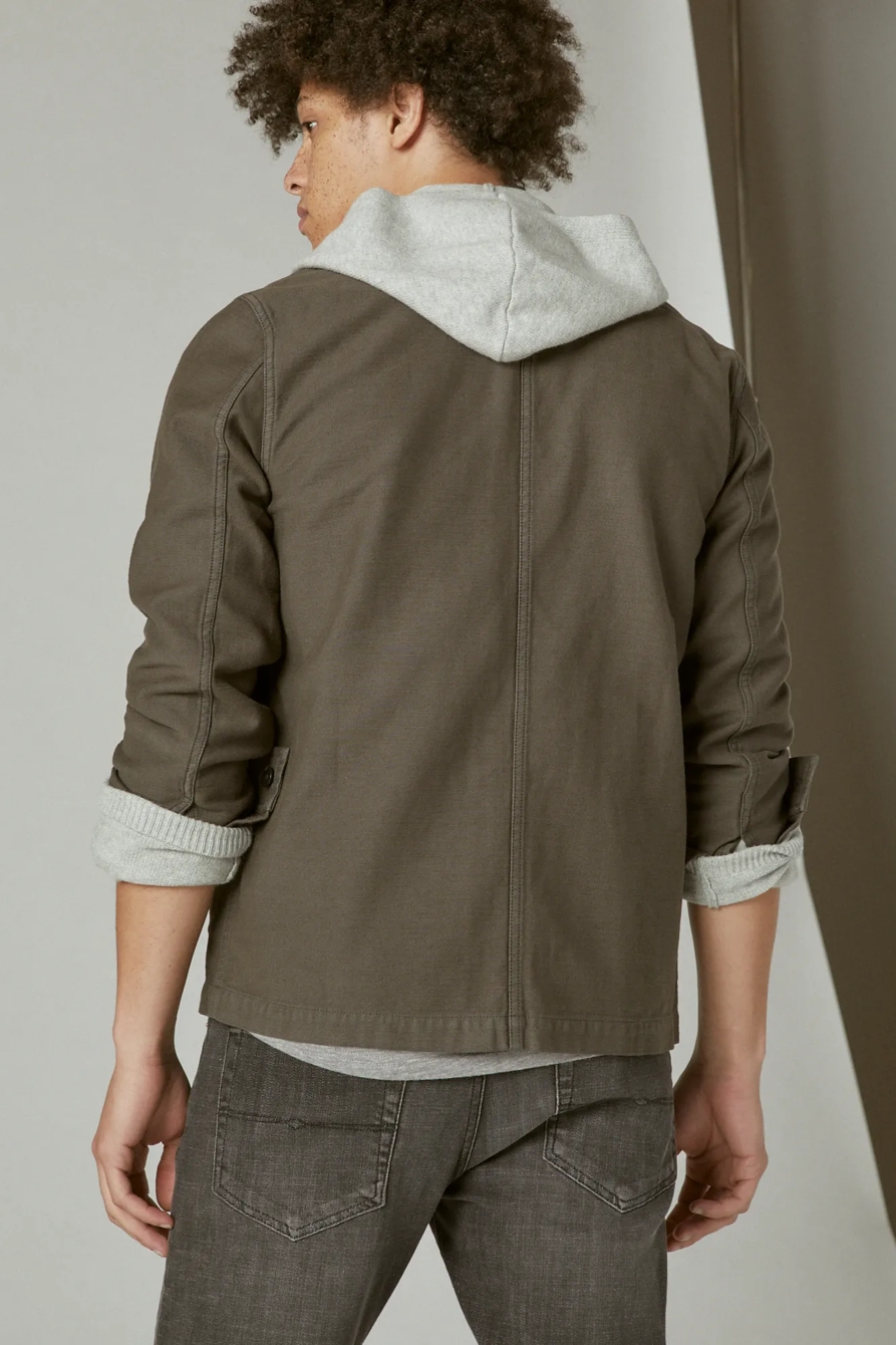 SLUB TWILL SHIRT JACKET, image 4