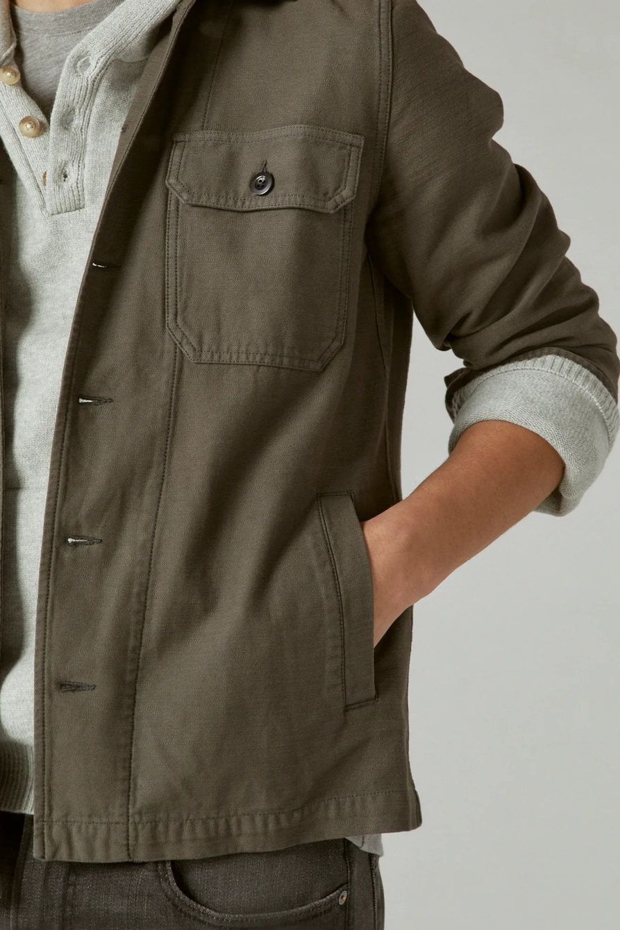 SLUB TWILL SHIRT JACKET, image 5