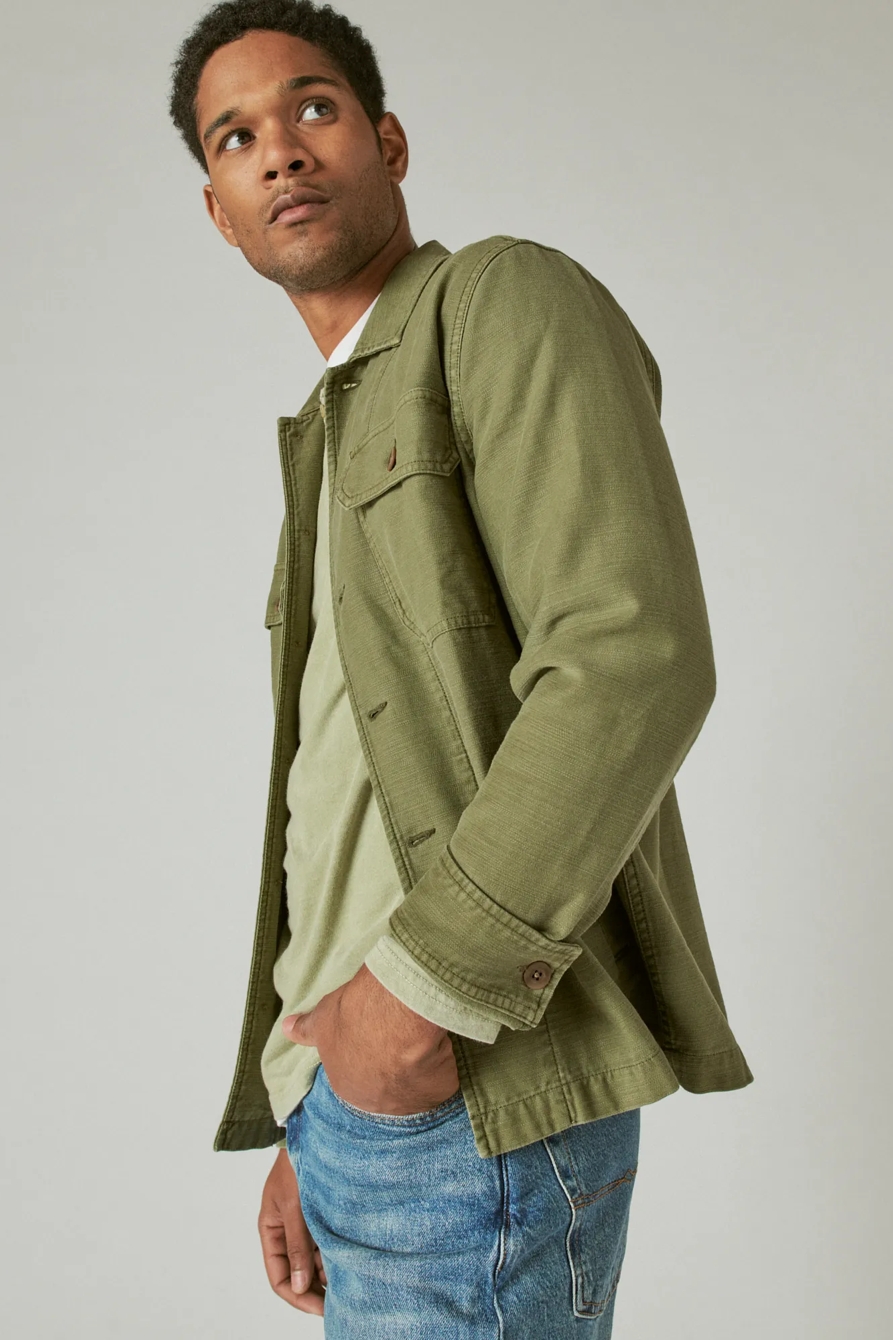 SLUB TWILL SHIRT JACKET, image 3