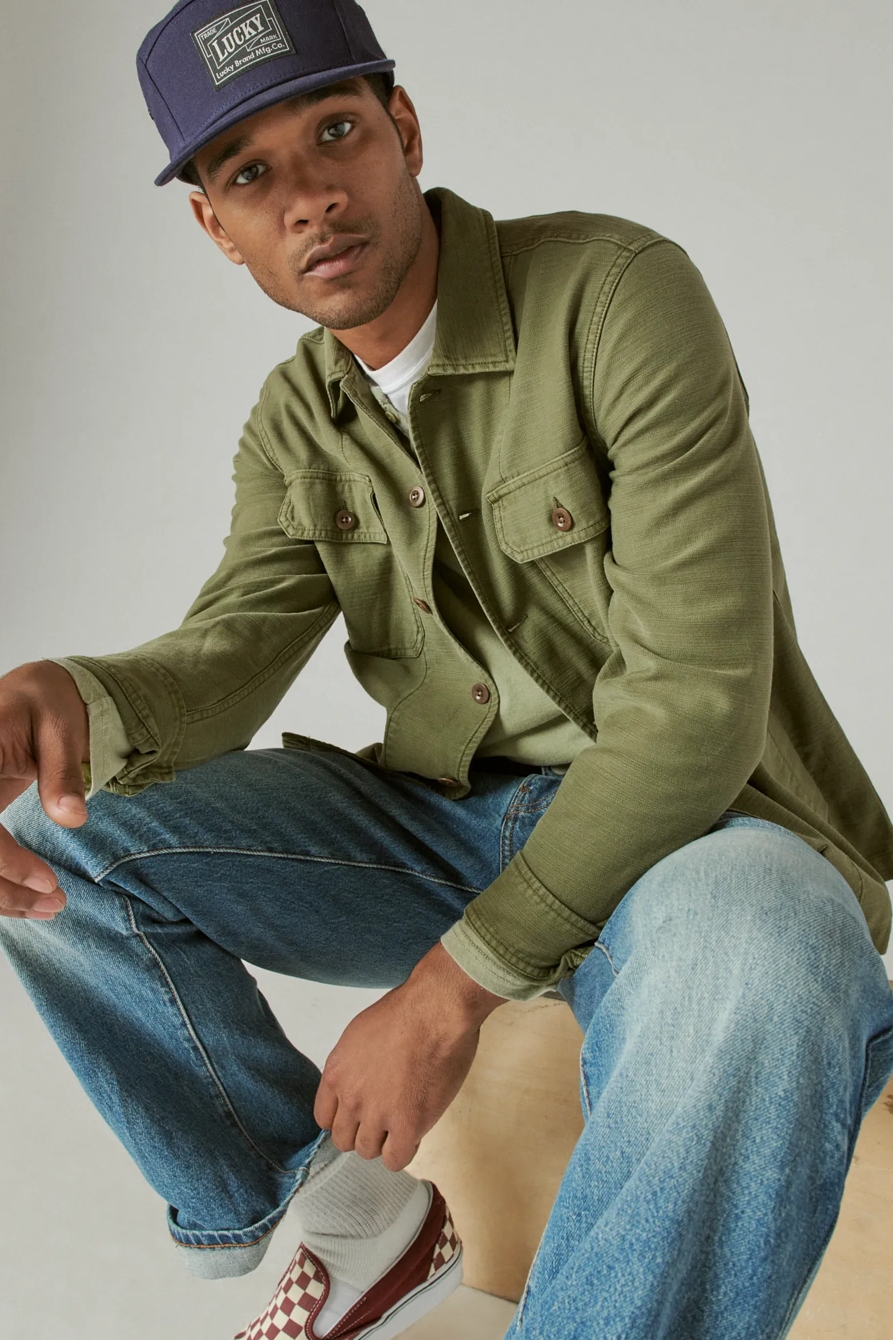 SLUB TWILL SHIRT JACKET, image 6